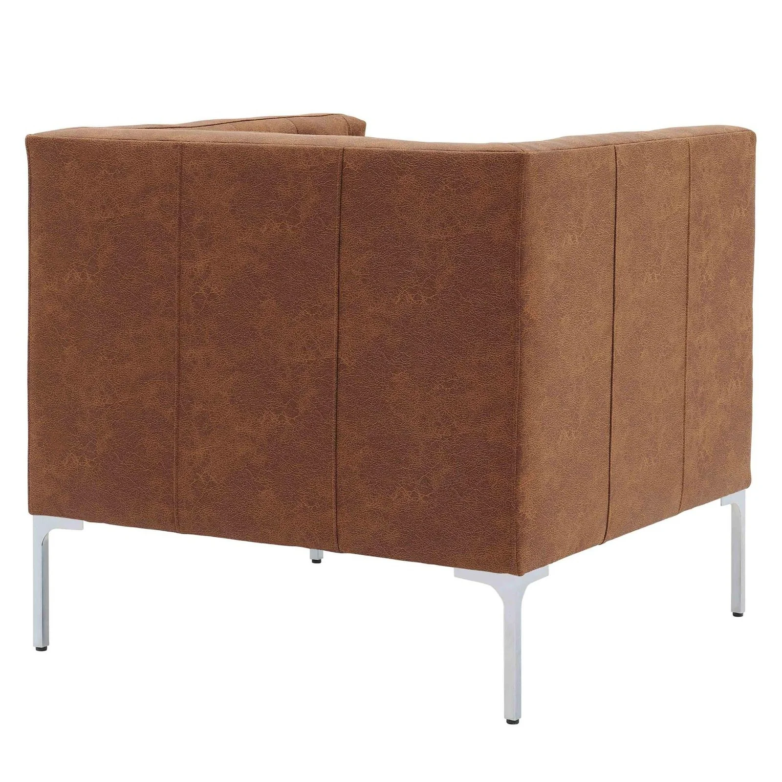 New Pacific Direct Johnson PU Leather Tufted Accent Chair 9900072-413 - Image 4