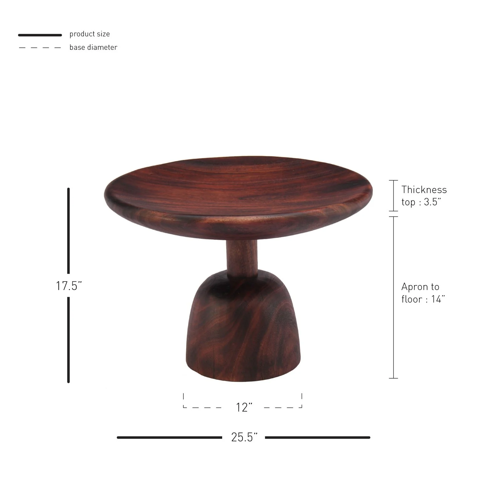 New Pacific Direct Kawhi KD Trembesi Small Coffee Table 1210021-DB - Image 5
