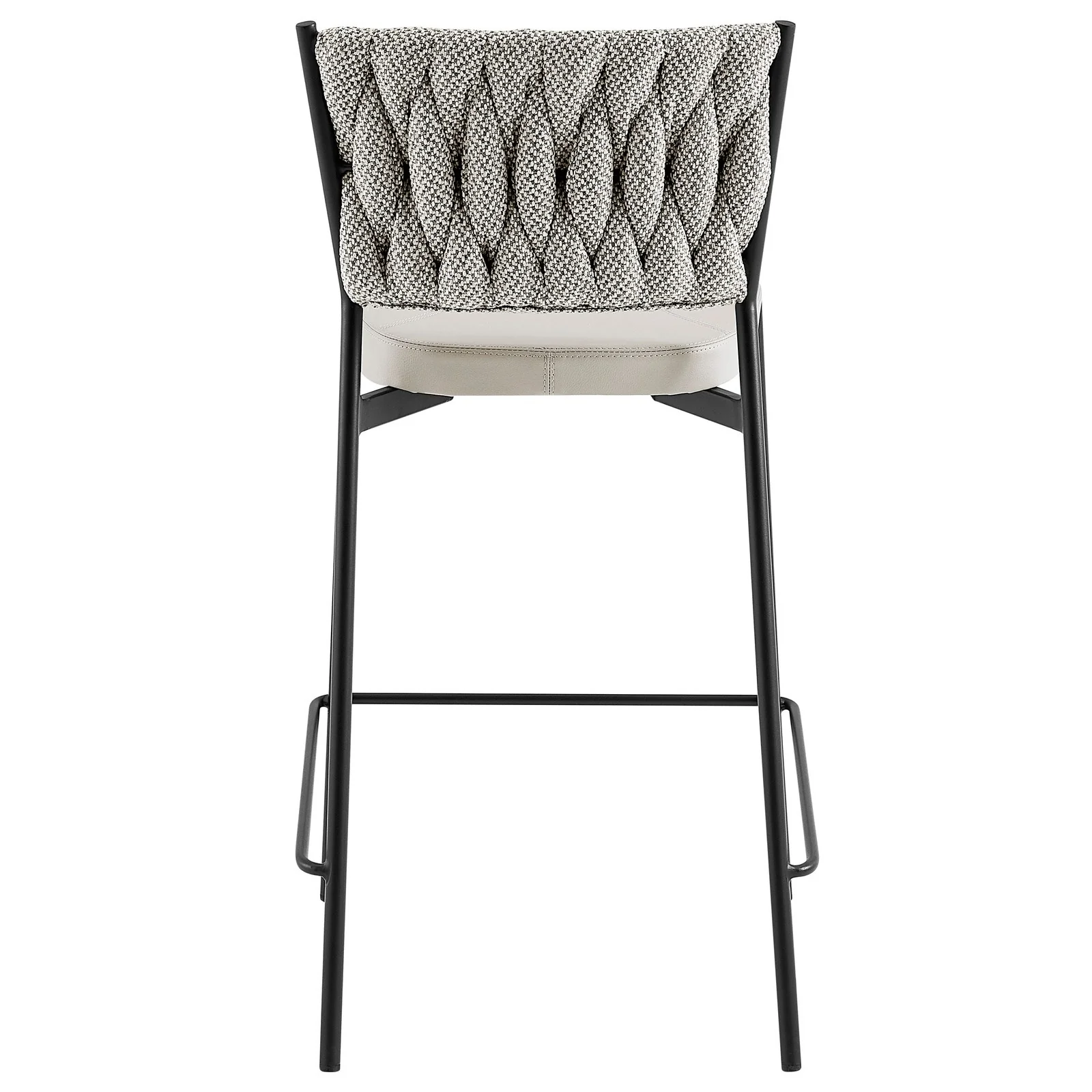 New Pacific Direct Leander Fabric/ PU Counter Stool, (Set of 4) 1240015-5006 - Image 5