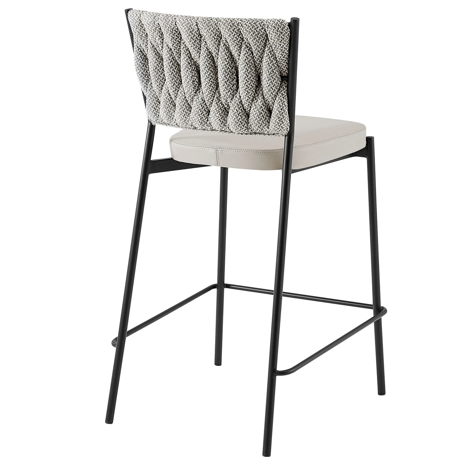 New Pacific Direct Leander Fabric/ PU Counter Stool, (Set of 4) 1240015-5006 - Image 6