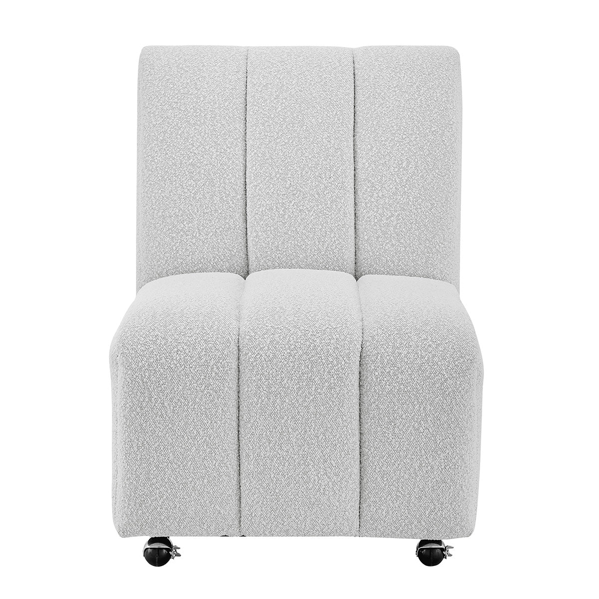 New Pacific Direct Letticia Fabric Accent Chair w/ KD Casters 1250042-563 - Image 3