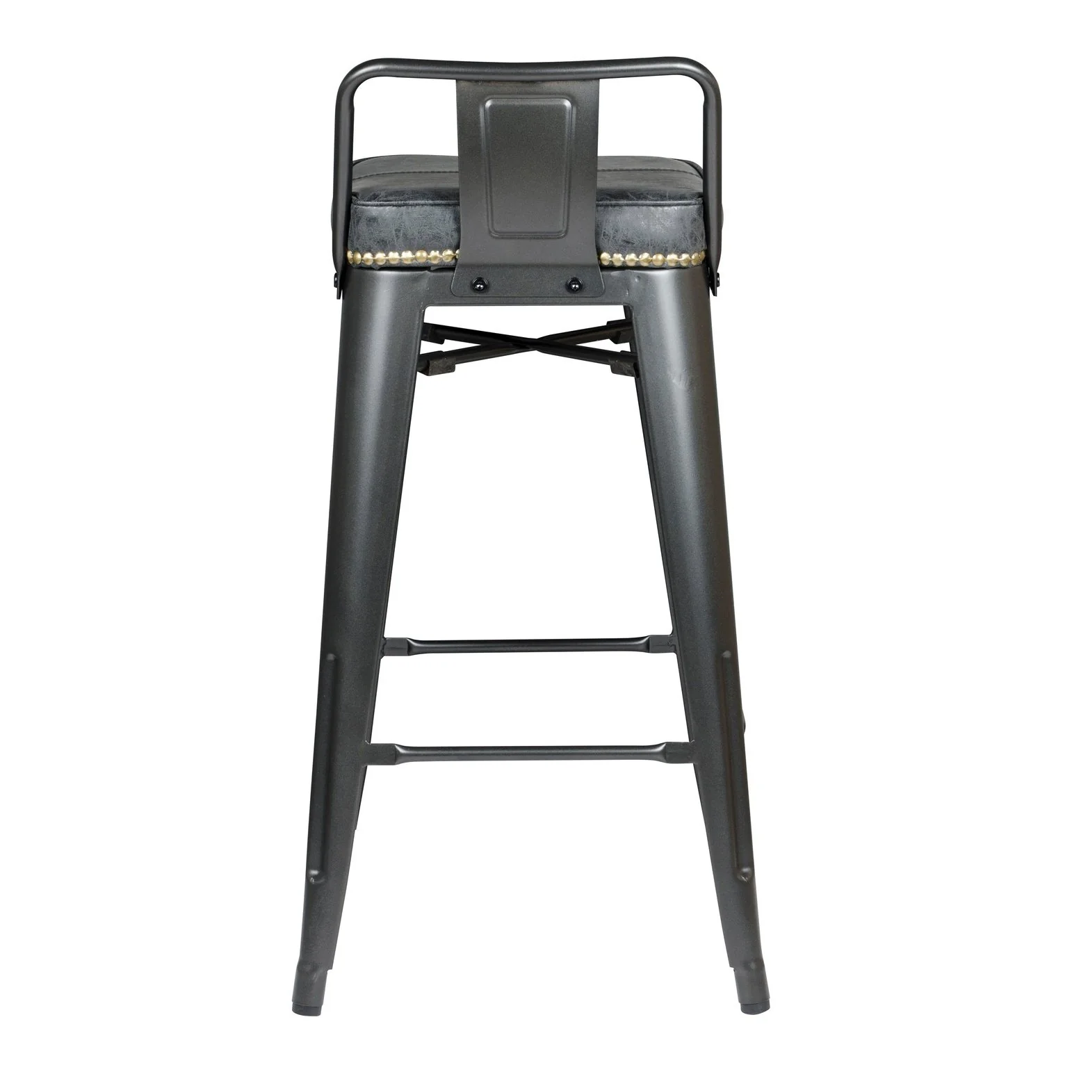 New Pacific Direct Metropolis PU Leather Low Back Counter Stool, (Set of 4) 9300032-240 - Image 4