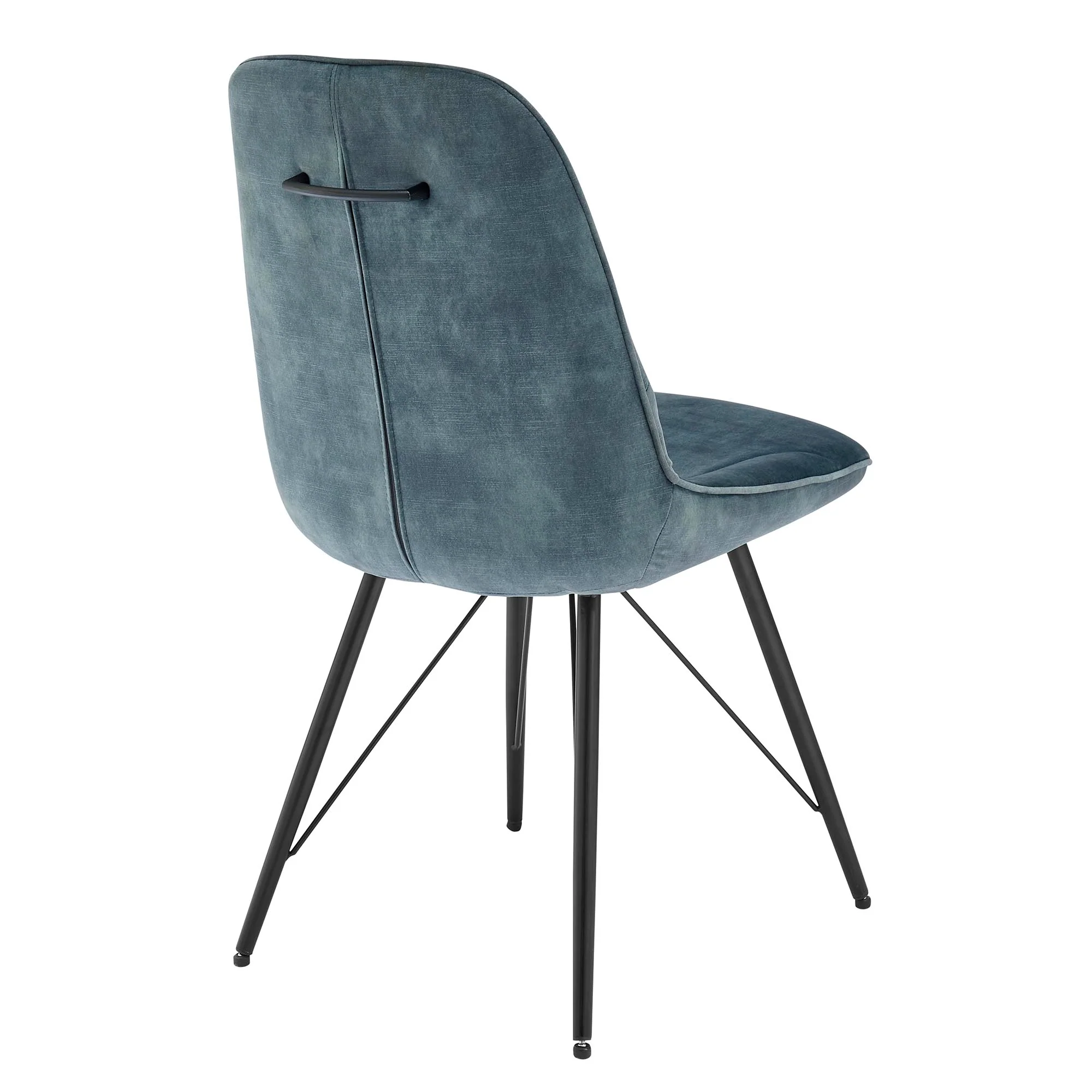 New Pacific Direct Pablo Velvet Fabric Dining Side Chair, (Set of 2) 1060021-217 - Image 6