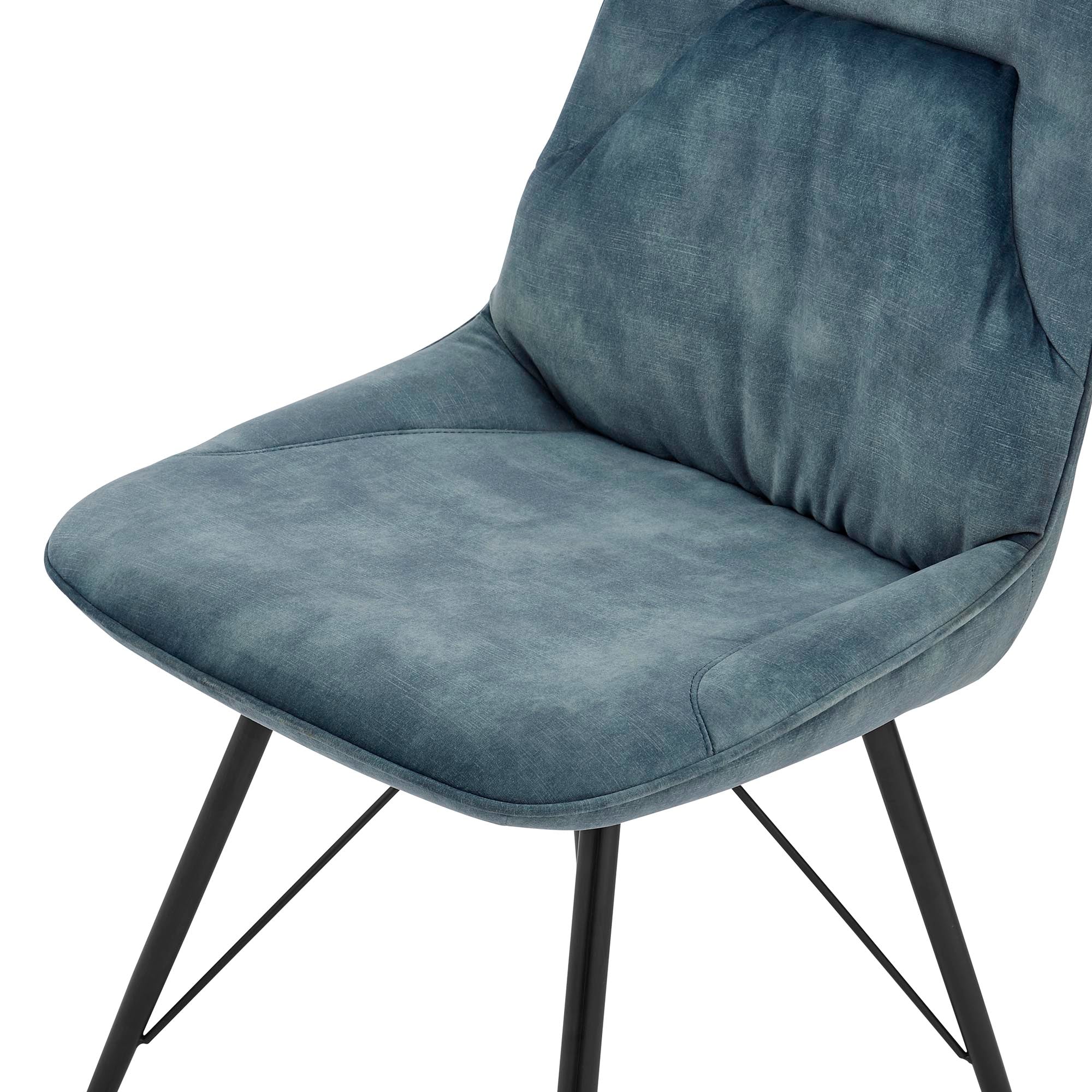 New Pacific Direct Pablo Velvet Fabric Dining Side Chair, (Set of 2) 1060021-217 - Image 7