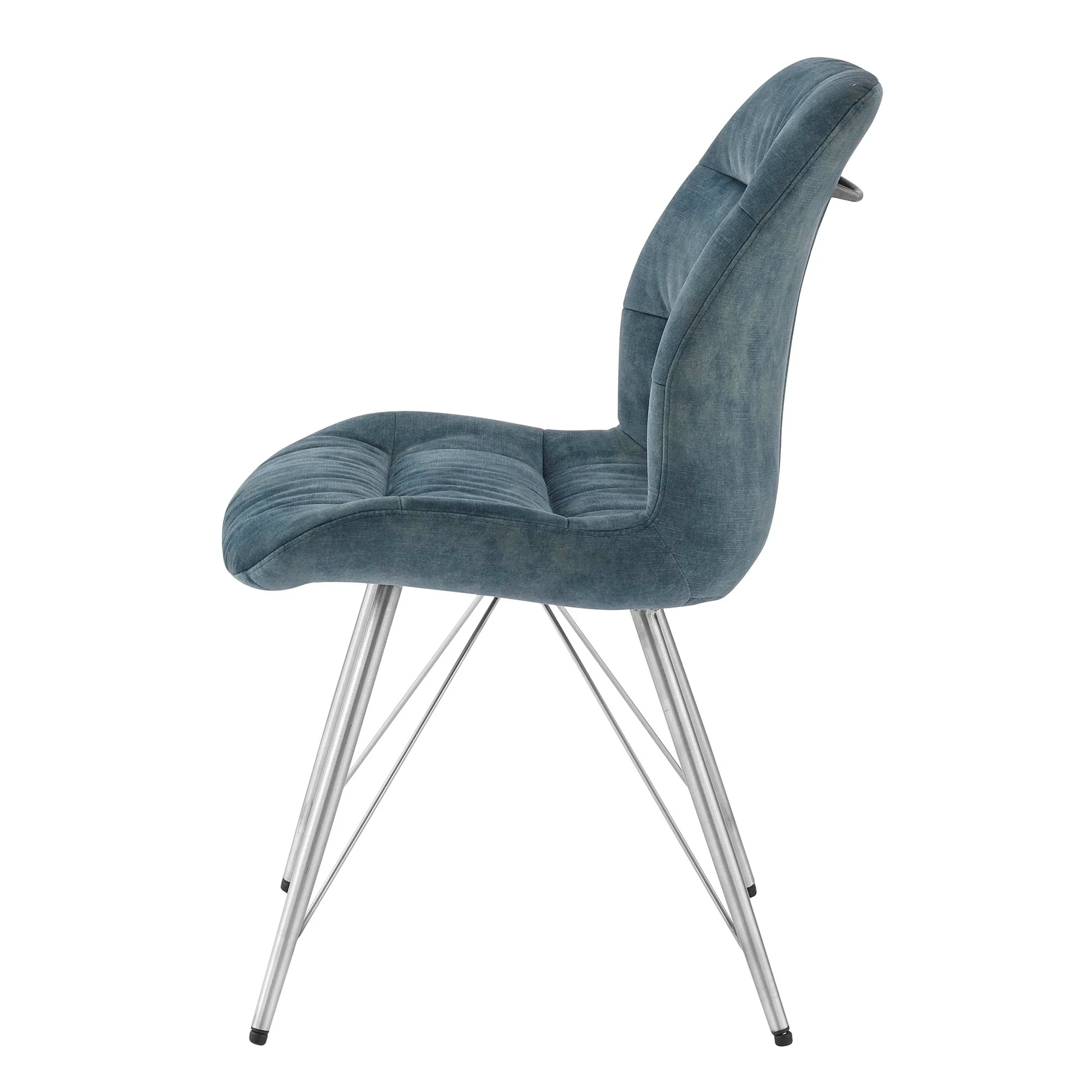 New Pacific Direct Raven Velvet Fabric Dining Side Chair, (Set of 2) 1060018-217 - Image 4