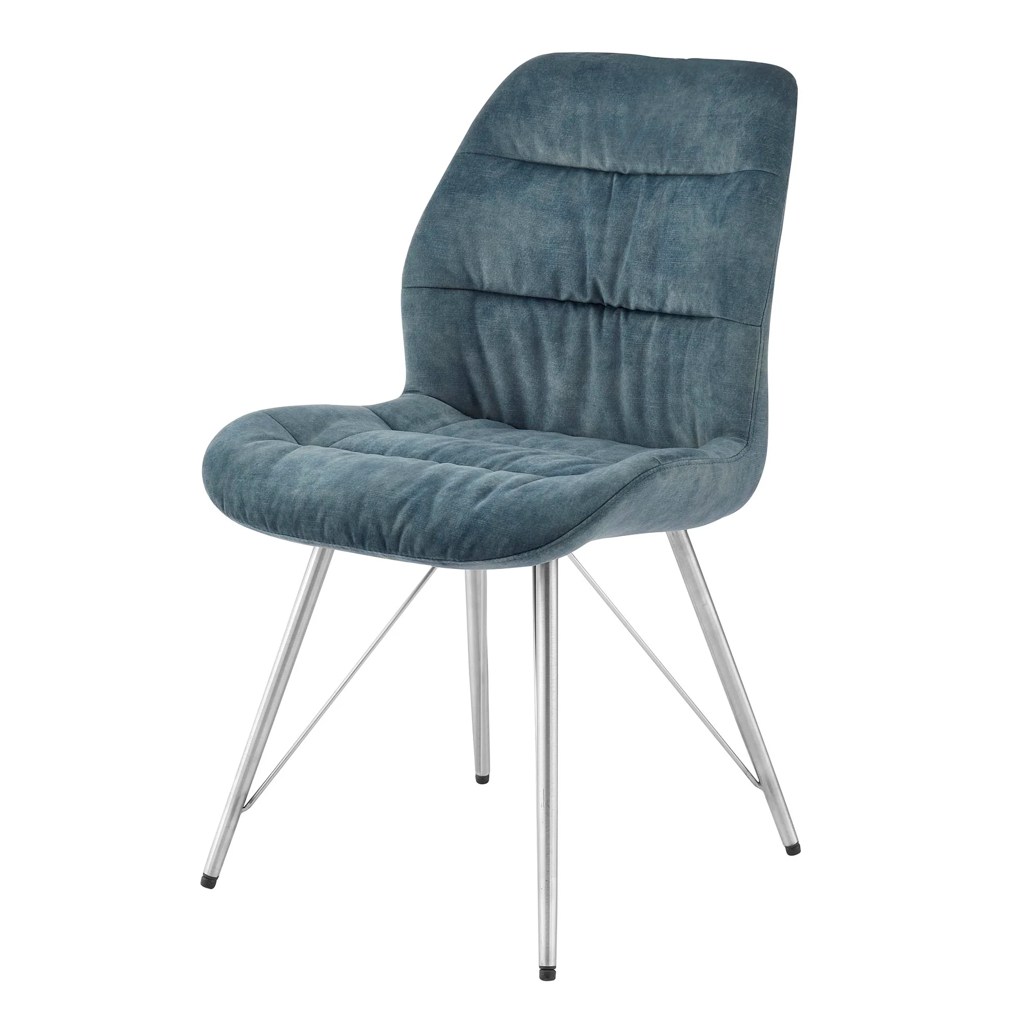 New Pacific Direct Raven Velvet Fabric Dining Side Chair, (Set of 2) 1060018-217 - Image 7