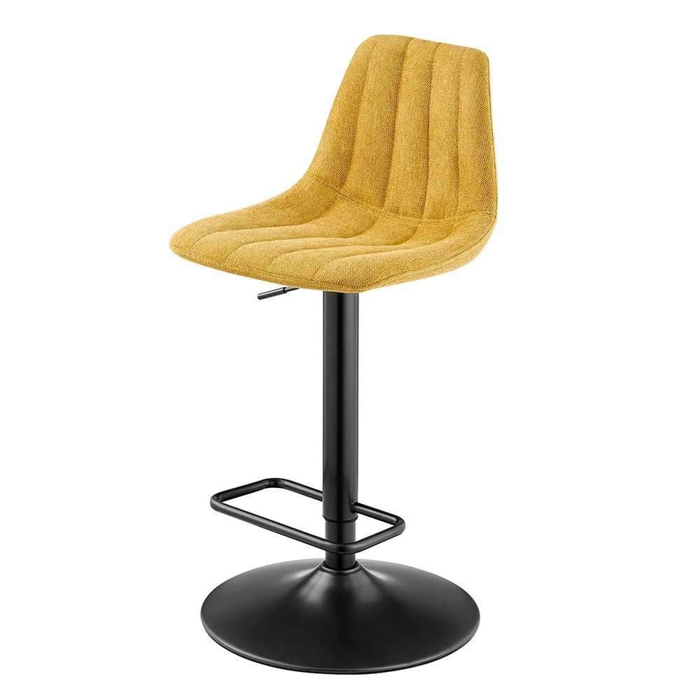 New Pacific Direct Robert Fabric Gaslift Swivel Bar Stool, (Set of 2) 9300147-592 - Image 2