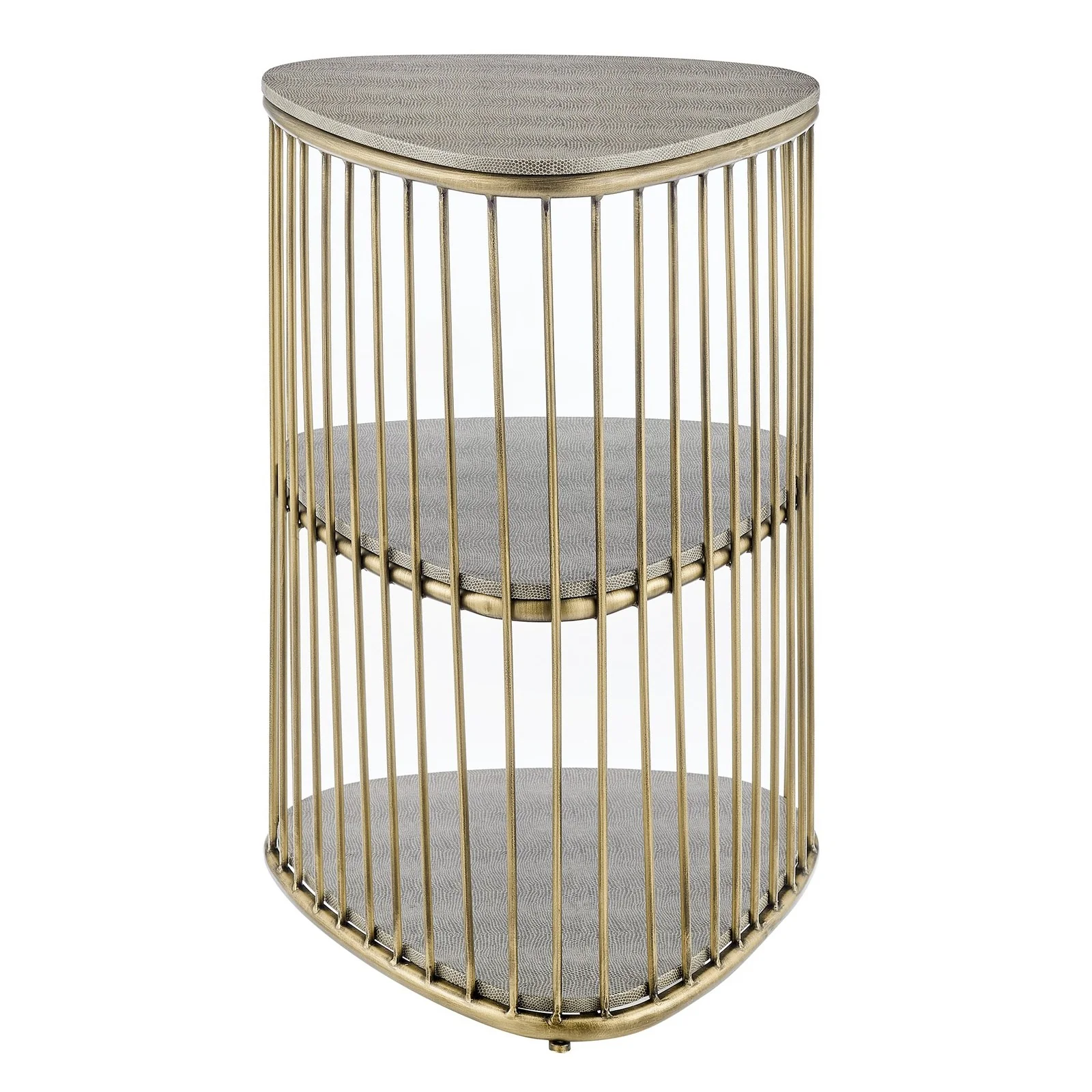 New Pacific Direct Theron Faux Shagreen Side/ End Table 1600086 - Image 3
