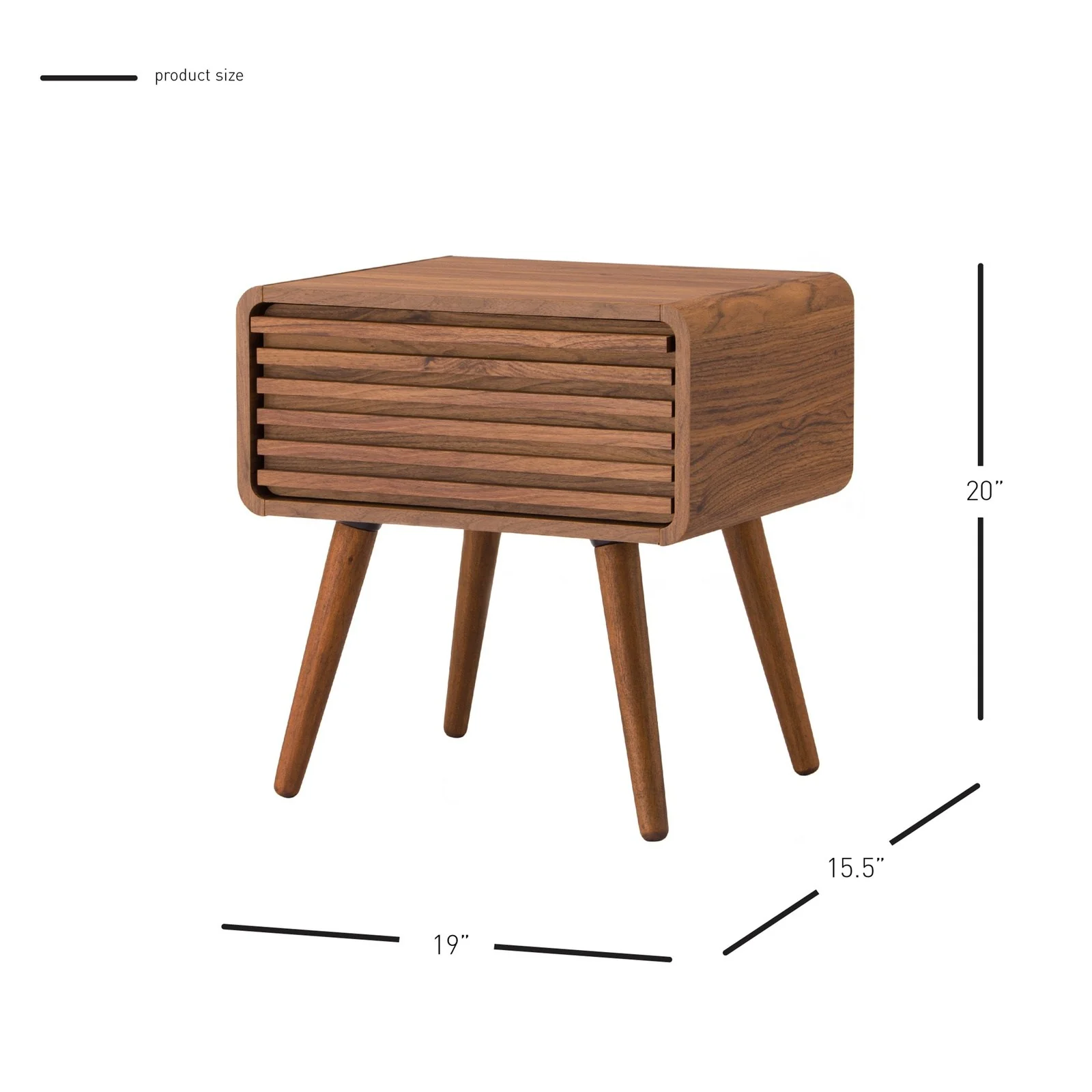 New Pacific Direct Wilson Slat Side Table 1340006 - Image 9