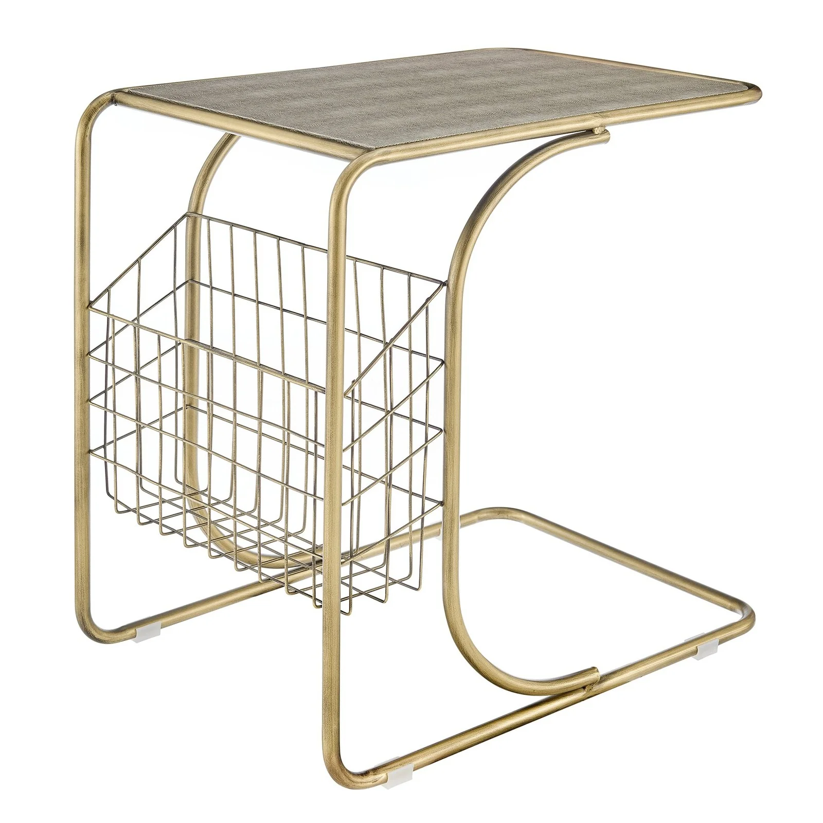 New Pacific Direct Zaire Faux Shagreen C-Side/ End Table 1600087 - Image 2