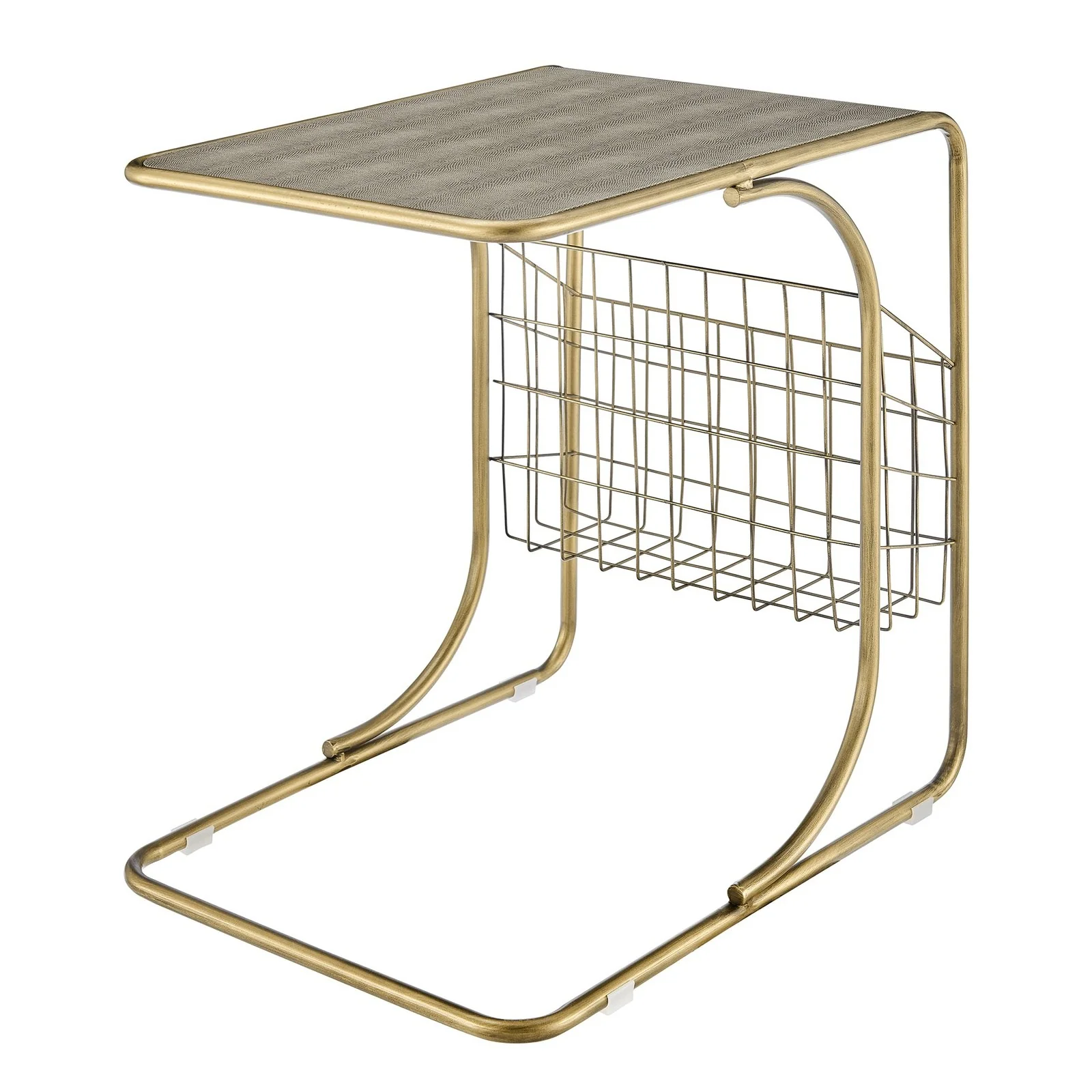 New Pacific Direct Zaire Faux Shagreen C-Side/ End Table 1600087 - Image 5