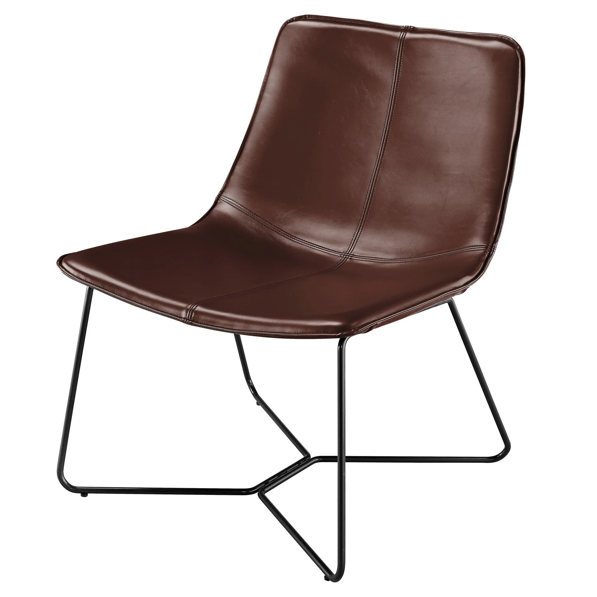 New Pacific Direct Zuma PU Leather Accent Chair 9300077-533 - Image 2
