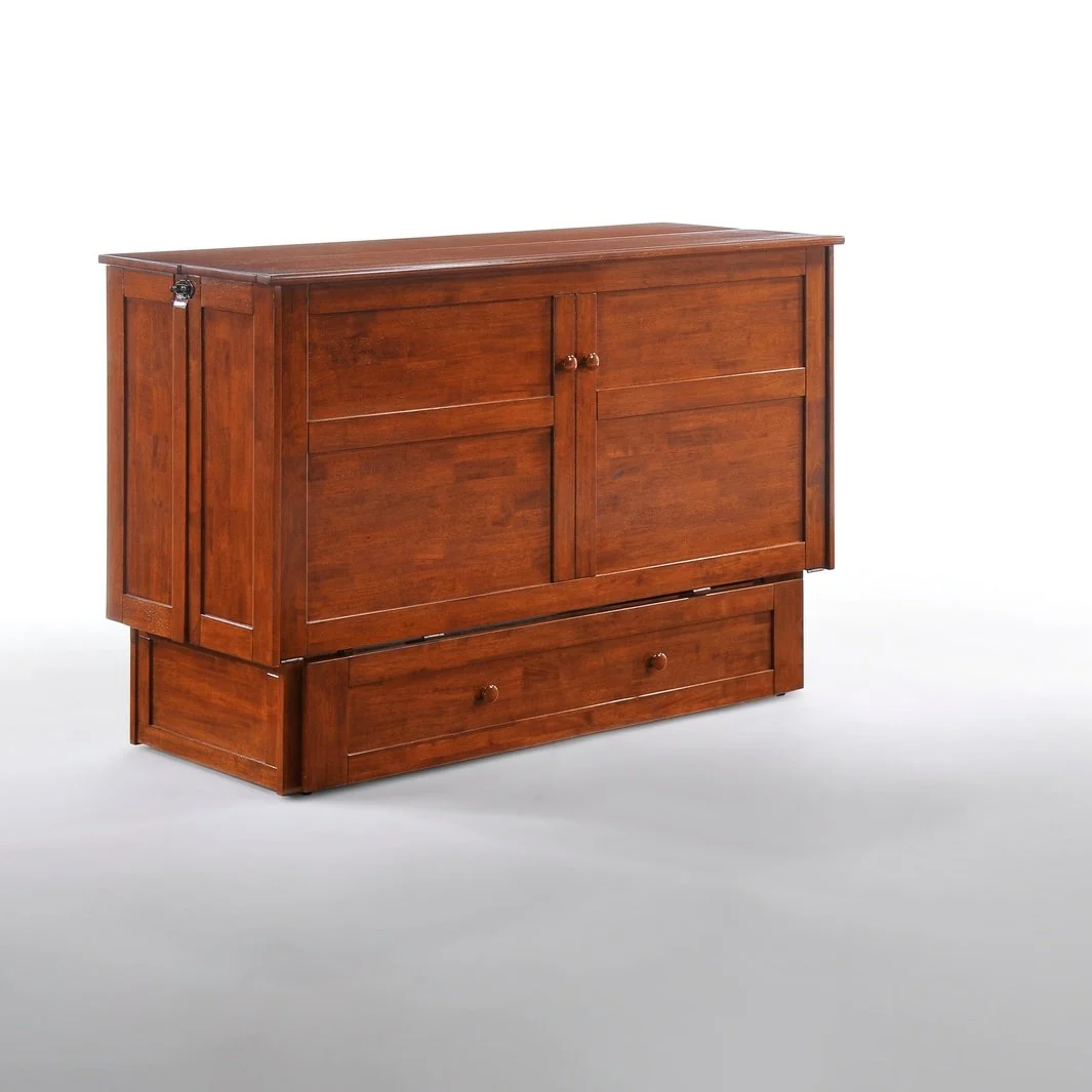 Night and Day Furniture Clover Queen Murphy Cabinet Bed Complete - Image 5