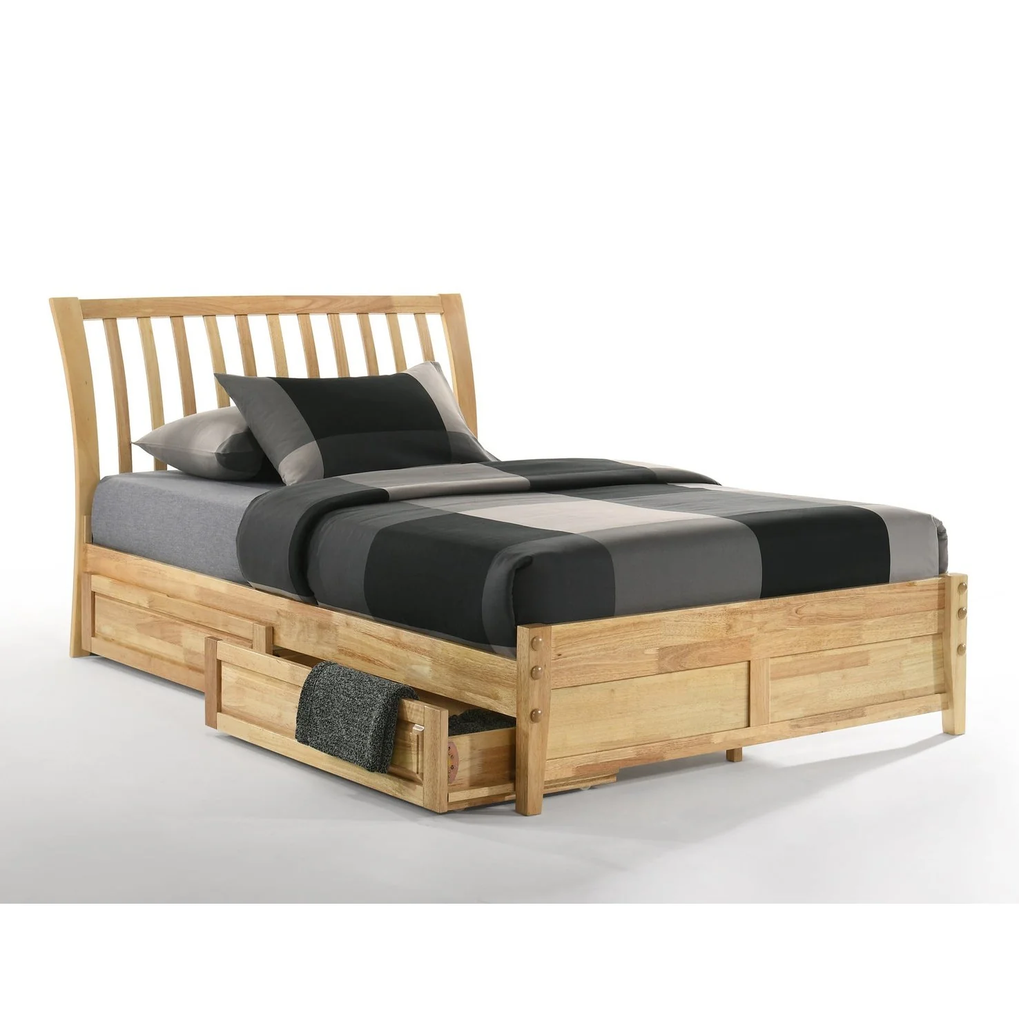 Night and Day Furniture Nutmeg Complete Bed (K-Series) - Image 26