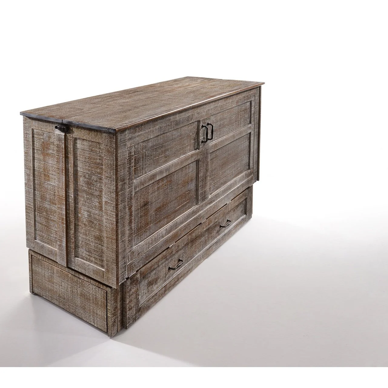 Night and Day Furniture Poppy Queen Murphy Cabinet Bed Complete - Image 13