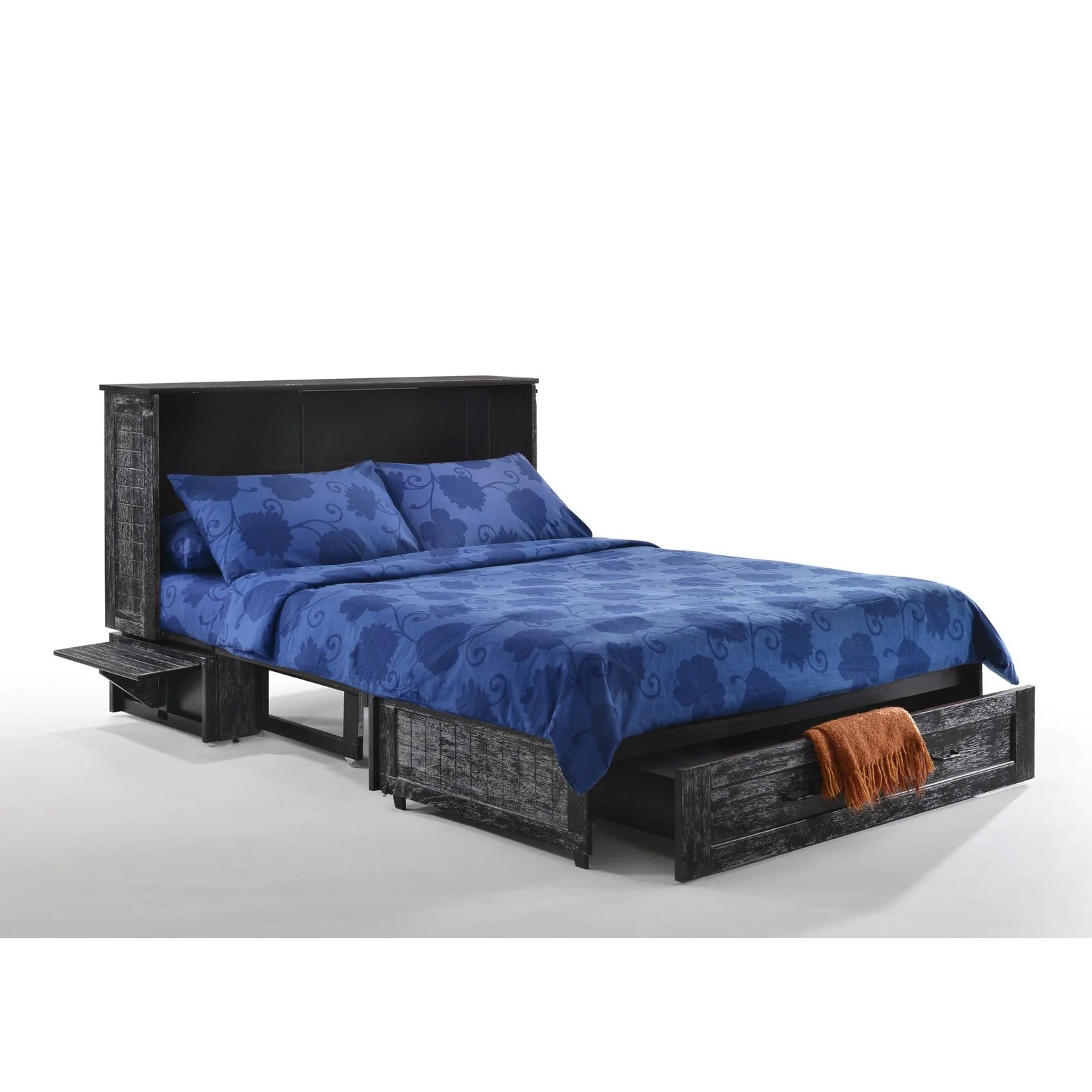 Night and Day Furniture Poppy Queen Murphy Cabinet Bed Complete - Image 16