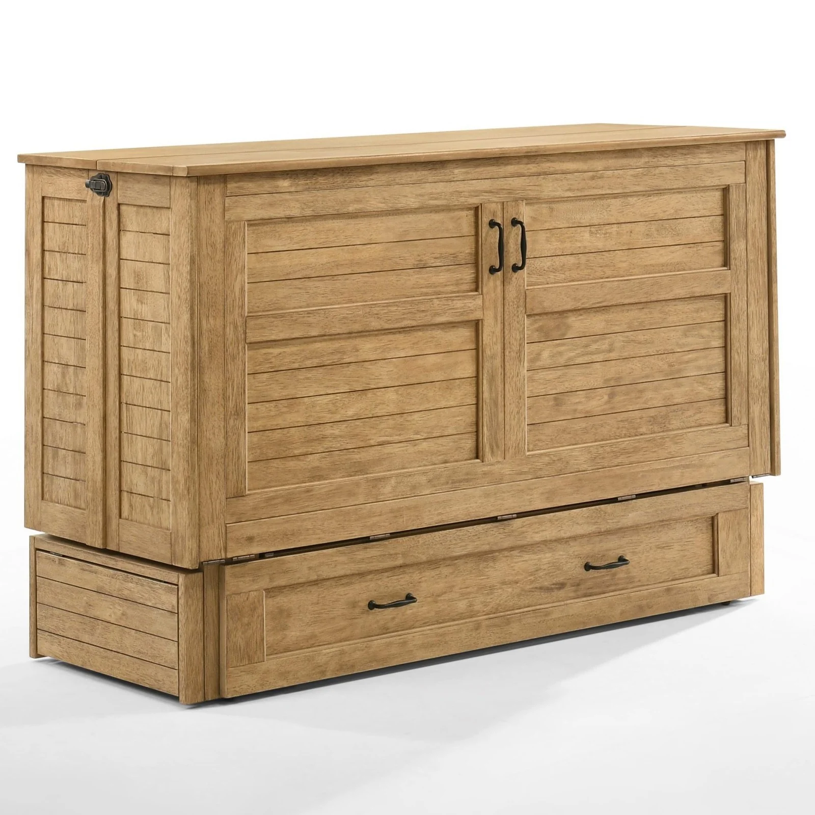 Night and Day Furniture Poppy Queen Murphy Cabinet Bed Complete - Image 36