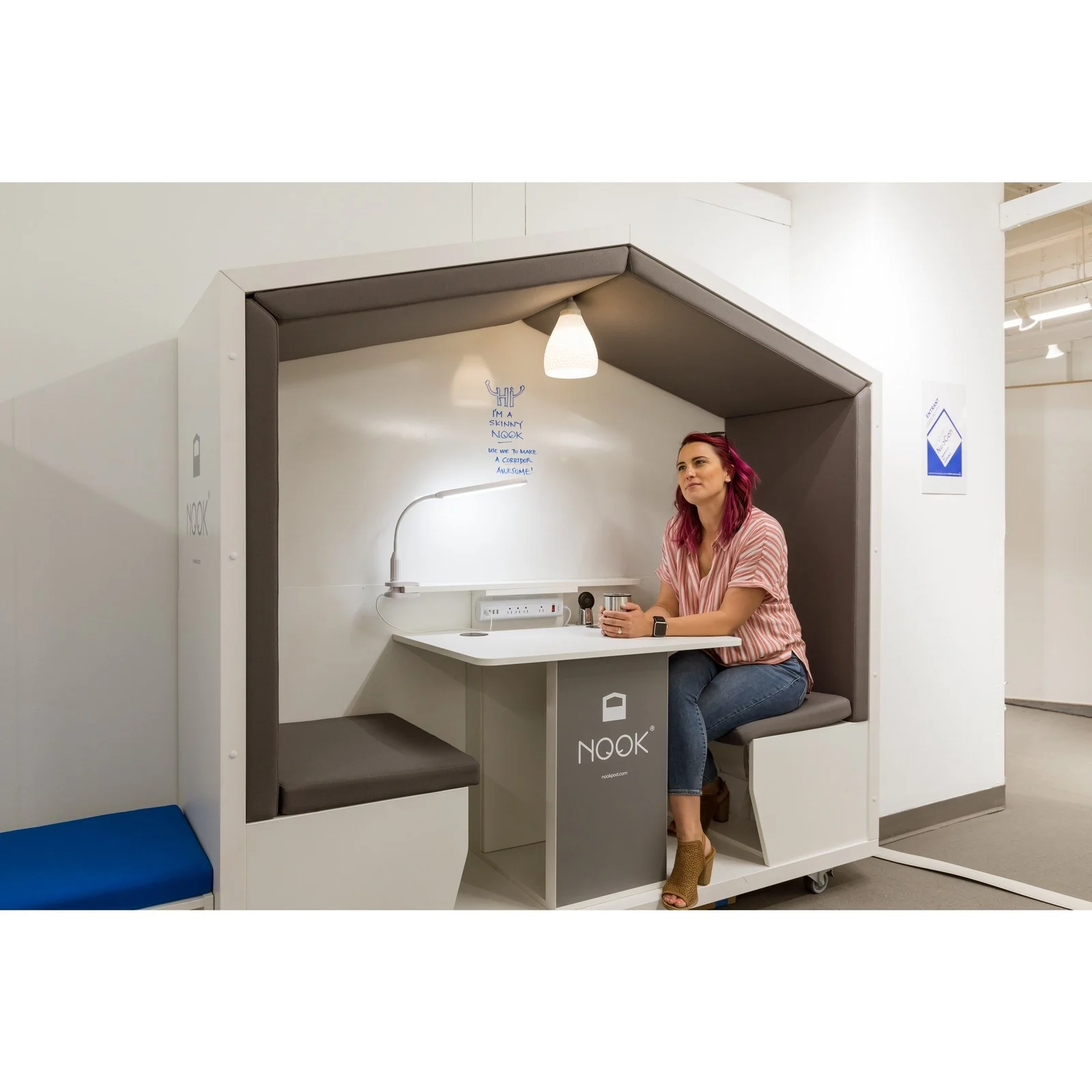 Nook Huddle Pod 2 Person Quiet Huddle Office Meeting Pod - Image 47