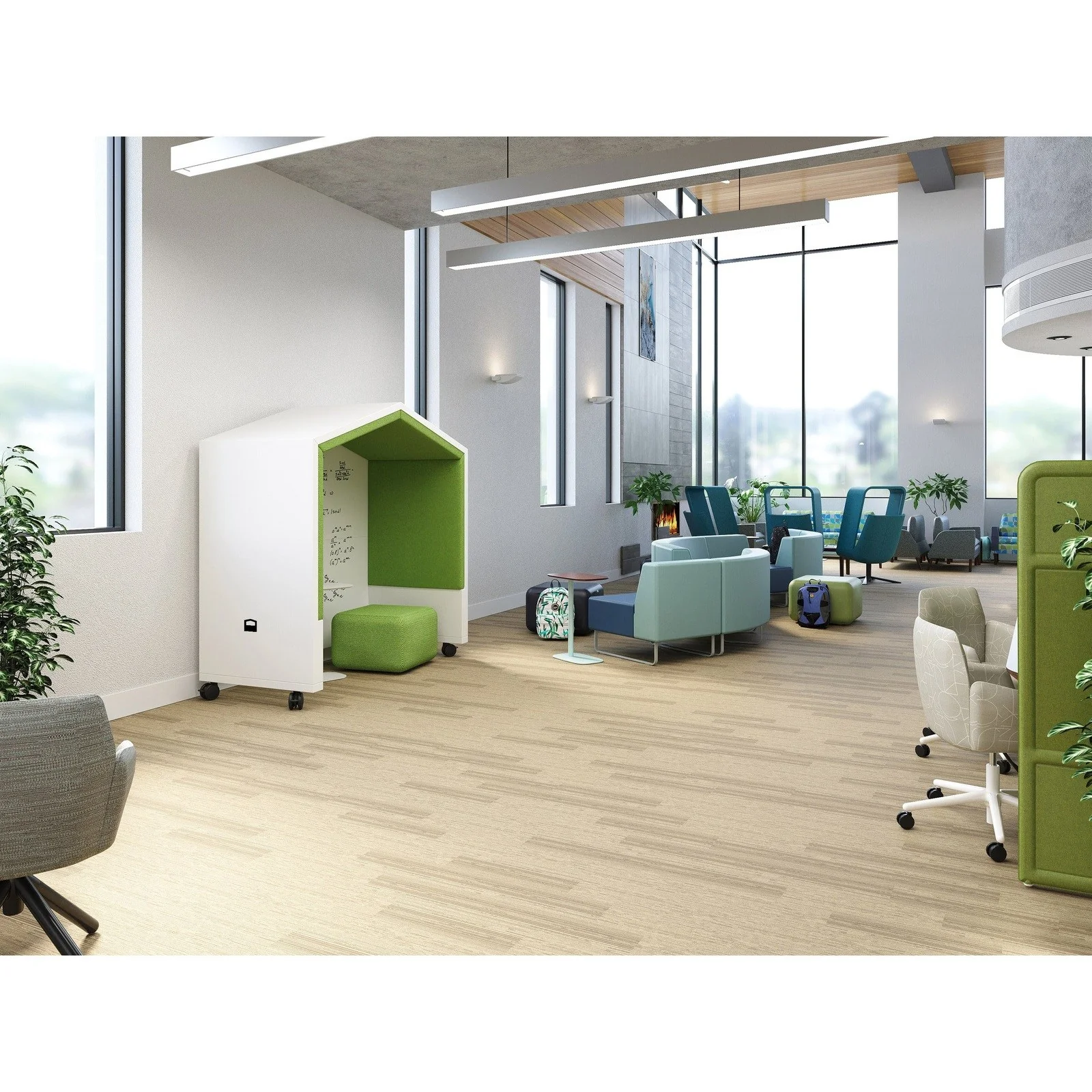 Nook Huddle Pod 2 Person Quiet Huddle Office Meeting Pod - Image 58