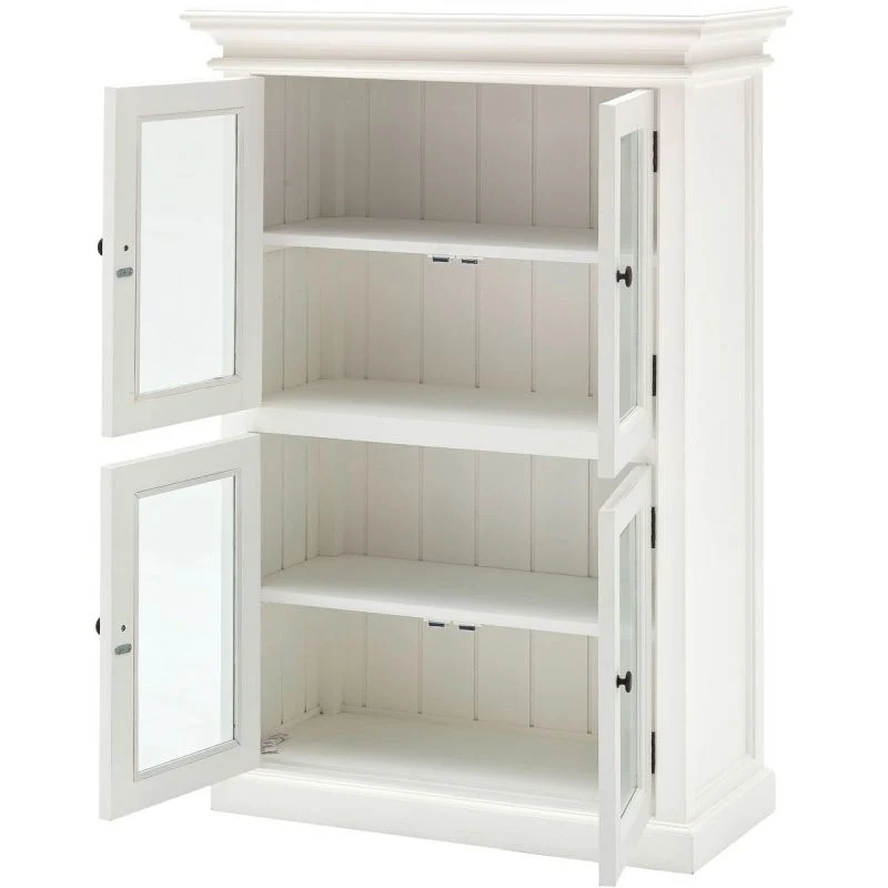 NovaSolo Halifax 2 Level Pantry White CA609 - Image 4