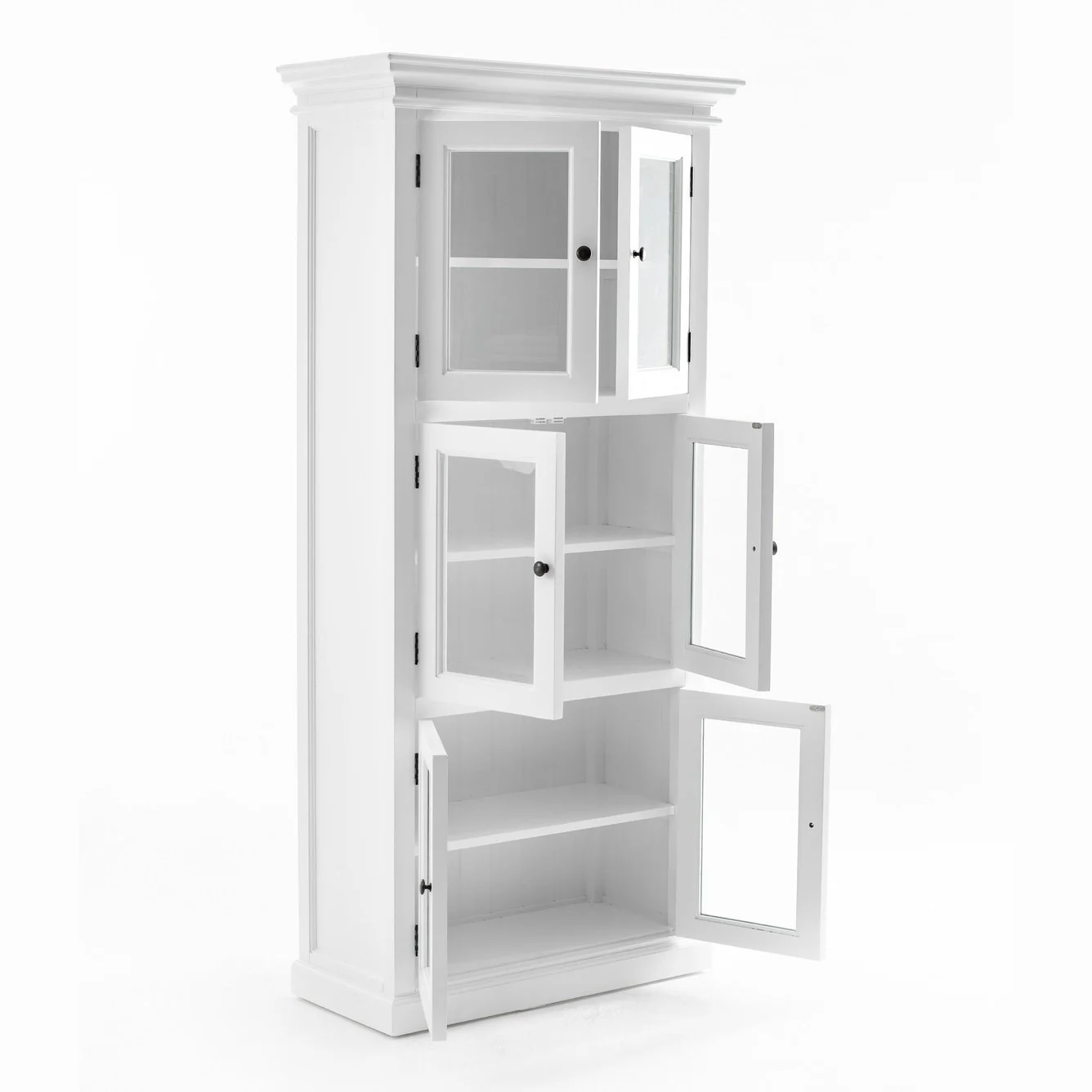 NovaSolo Halifax 3 Level Pantry Storage Cabinet White CA610 - Image 6