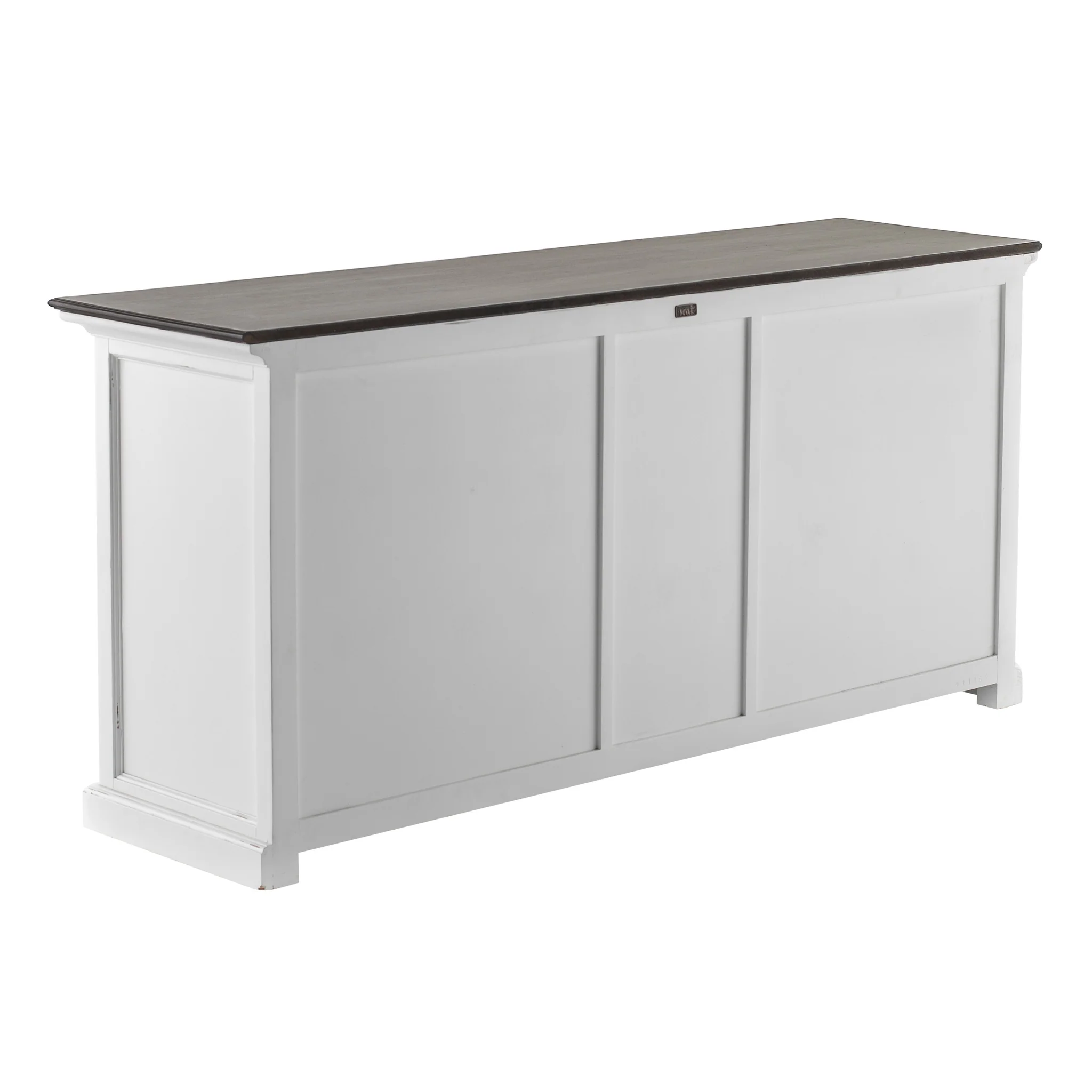 NovaSolo Halifax Accent Buffet In White Distress & Deep Brown B190TWD - Image 5