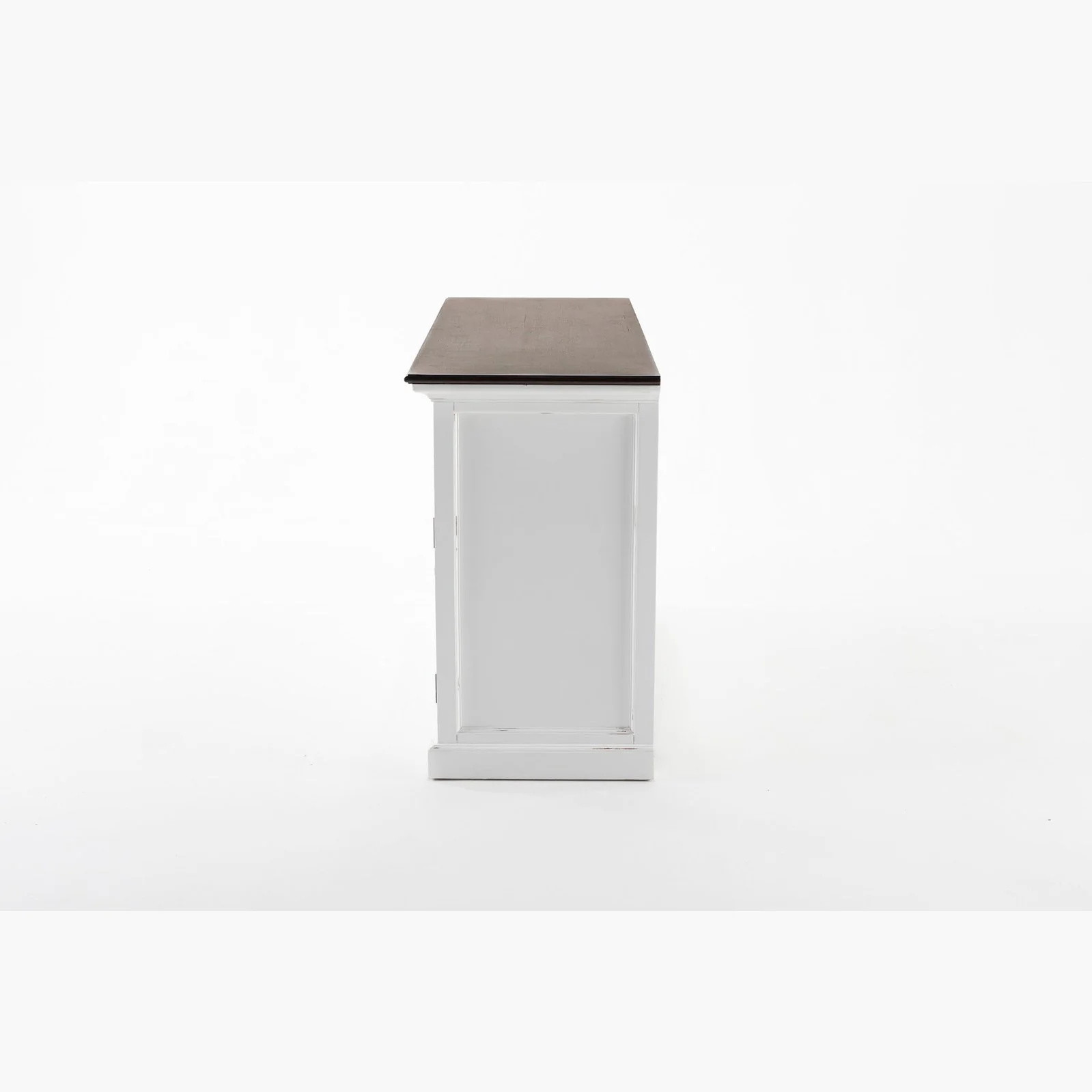 NovaSolo Halifax Accent Buffet with 4 Doors 3 Drawers In White Distress & Deep Brown B192TWD - Image 17