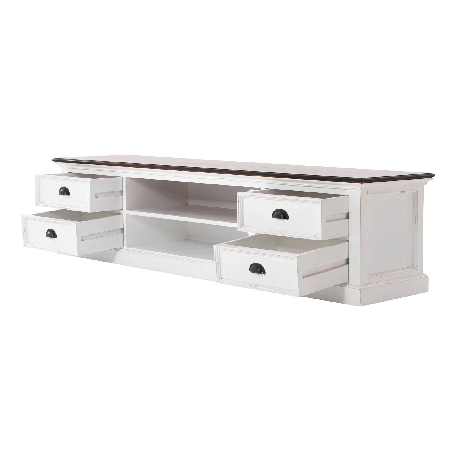 NovaSolo Halifax Accent Large Entertainment Center Two-tone CA631TWD - Image 3
