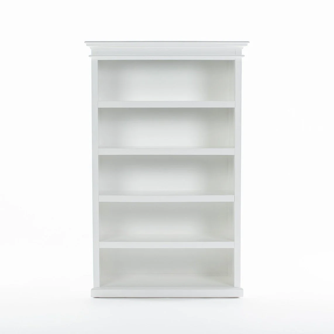 NovaSolo Halifax Bookcase with 5 Shelves in Classic White CA634 - Image 8