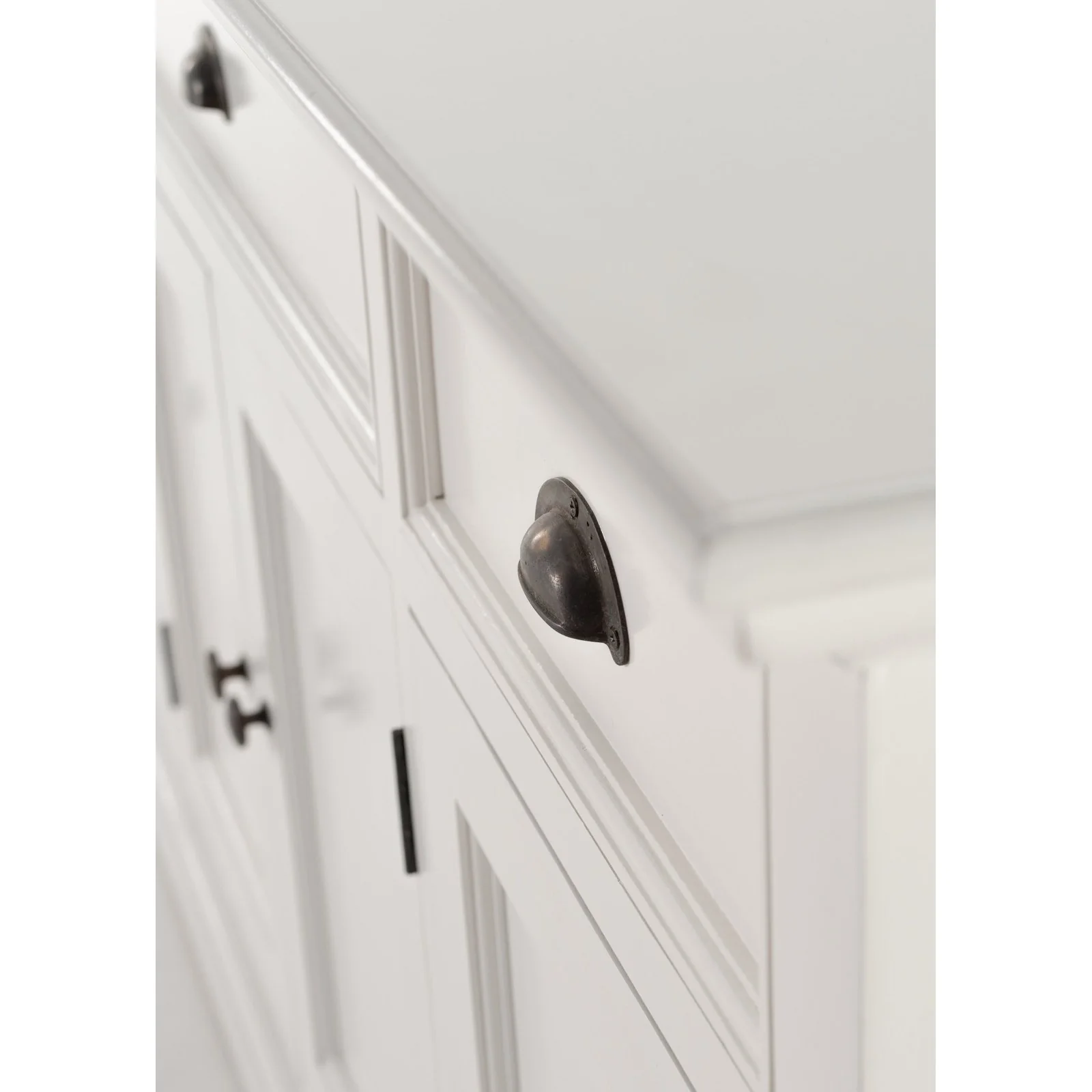 NovaSolo Halifax Buffet Console Table In Classic White CA633 - Image 5