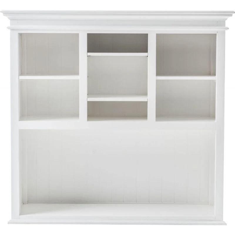 NovaSolo Halifax Buffet Hutch Unit with 2 Adjustable Shelves White BCA607 - Image 10