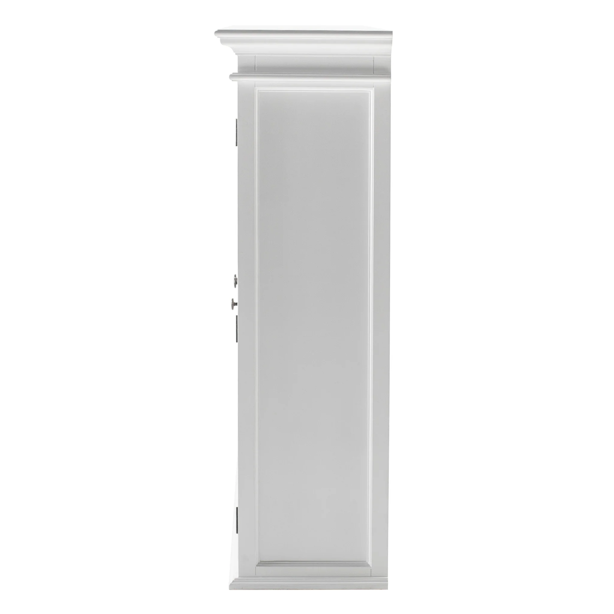 NovaSolo Halifax Buffet Hutch Unit with 4 Glass Doors in Classic White BCA610 - Image 15