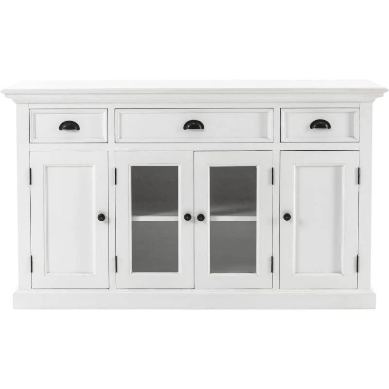NovaSolo Halifax Buffet with 4 Doors 3 Drawers White B191
