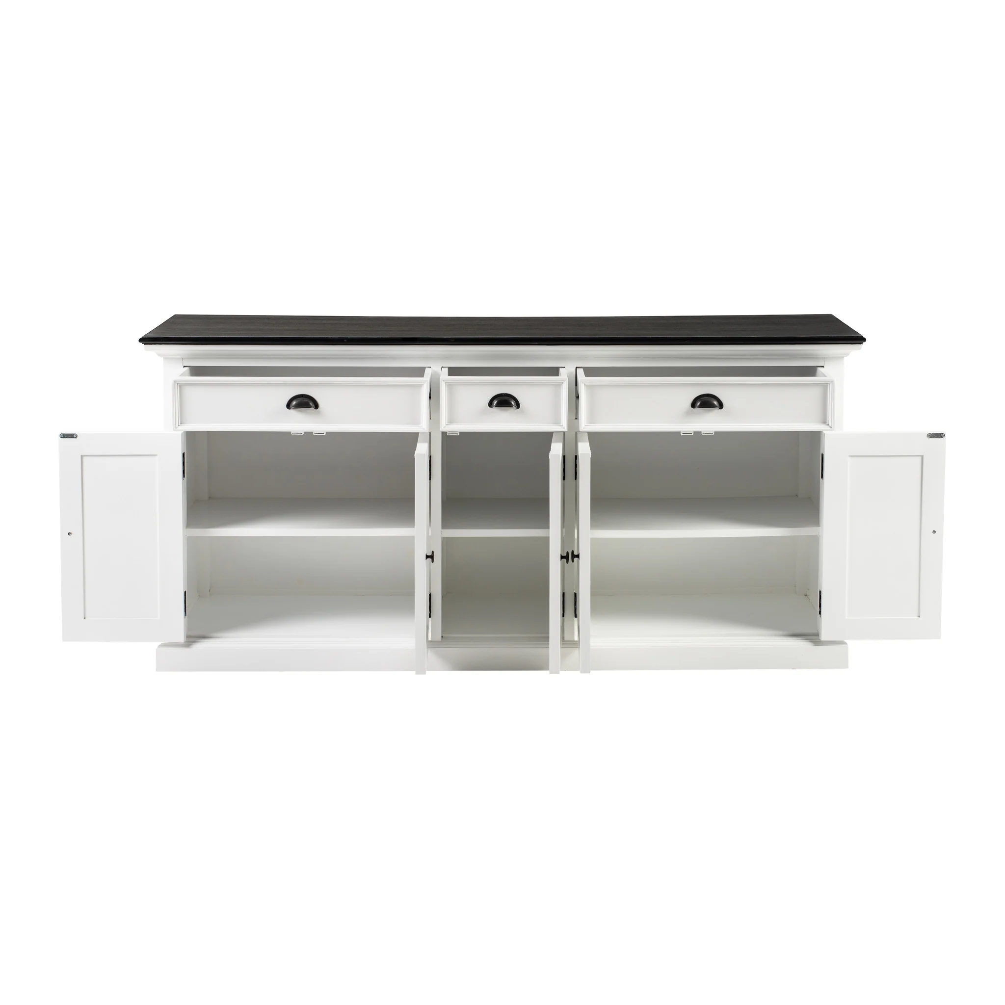 NovaSolo Halifax Contrast Buffet In Classic White & Black B190CT - Image 4