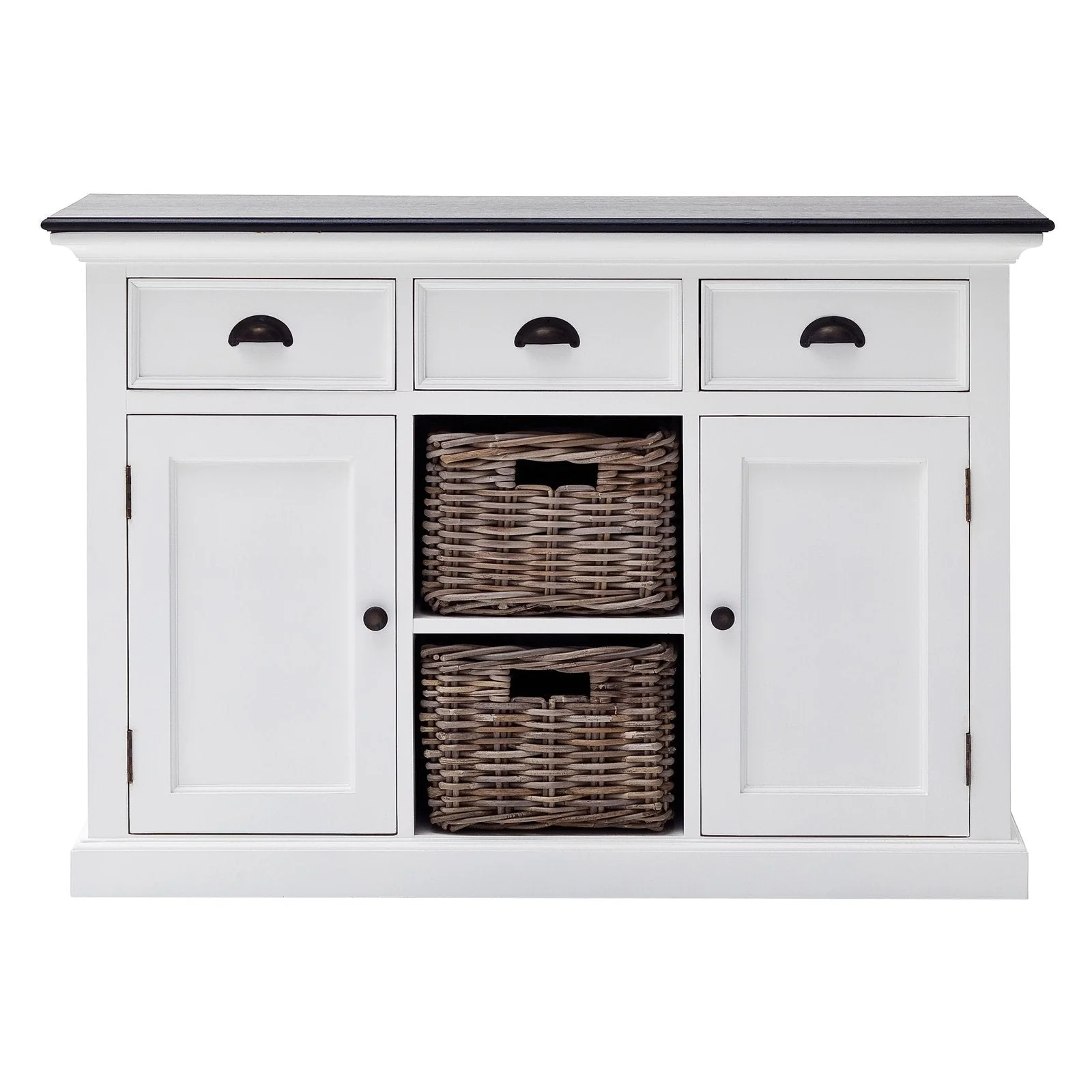 NovaSolo Halifax Contrast Buffet with 2 Baskets Two-tone B129CT - Image 2