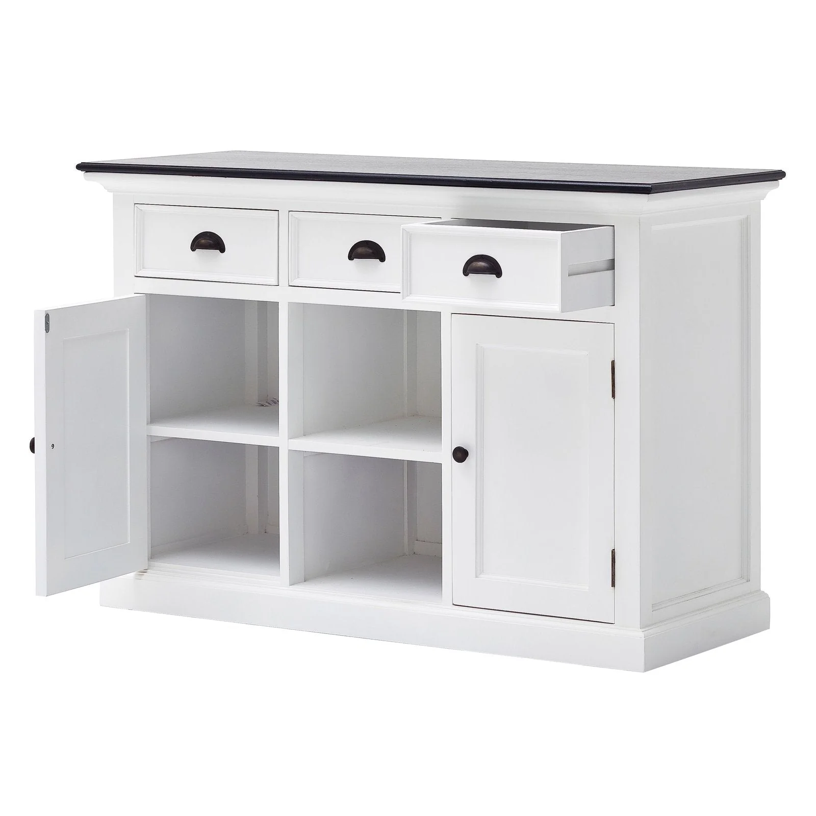 NovaSolo Halifax Contrast Buffet with 2 Baskets Two-tone B129CT - Image 4