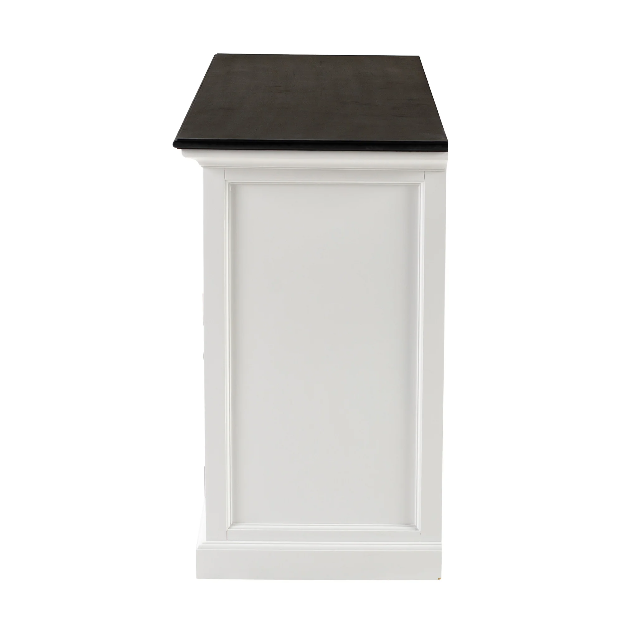 NovaSolo Halifax Contrast Buffet with 4 Doors 3 Drawers In Classic White & Black B191CT - Image 14