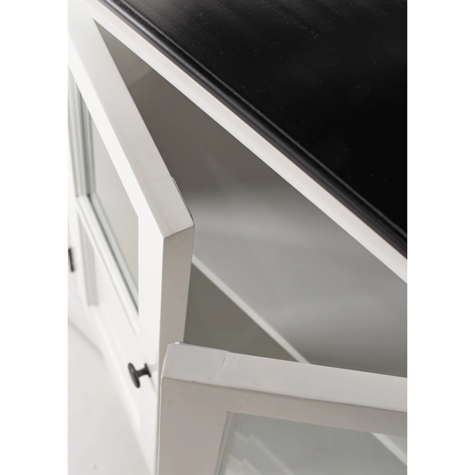 NovaSolo Halifax Contrast Buffet with 4 Glass Doors in Classic White & Black B196CT - Image 19