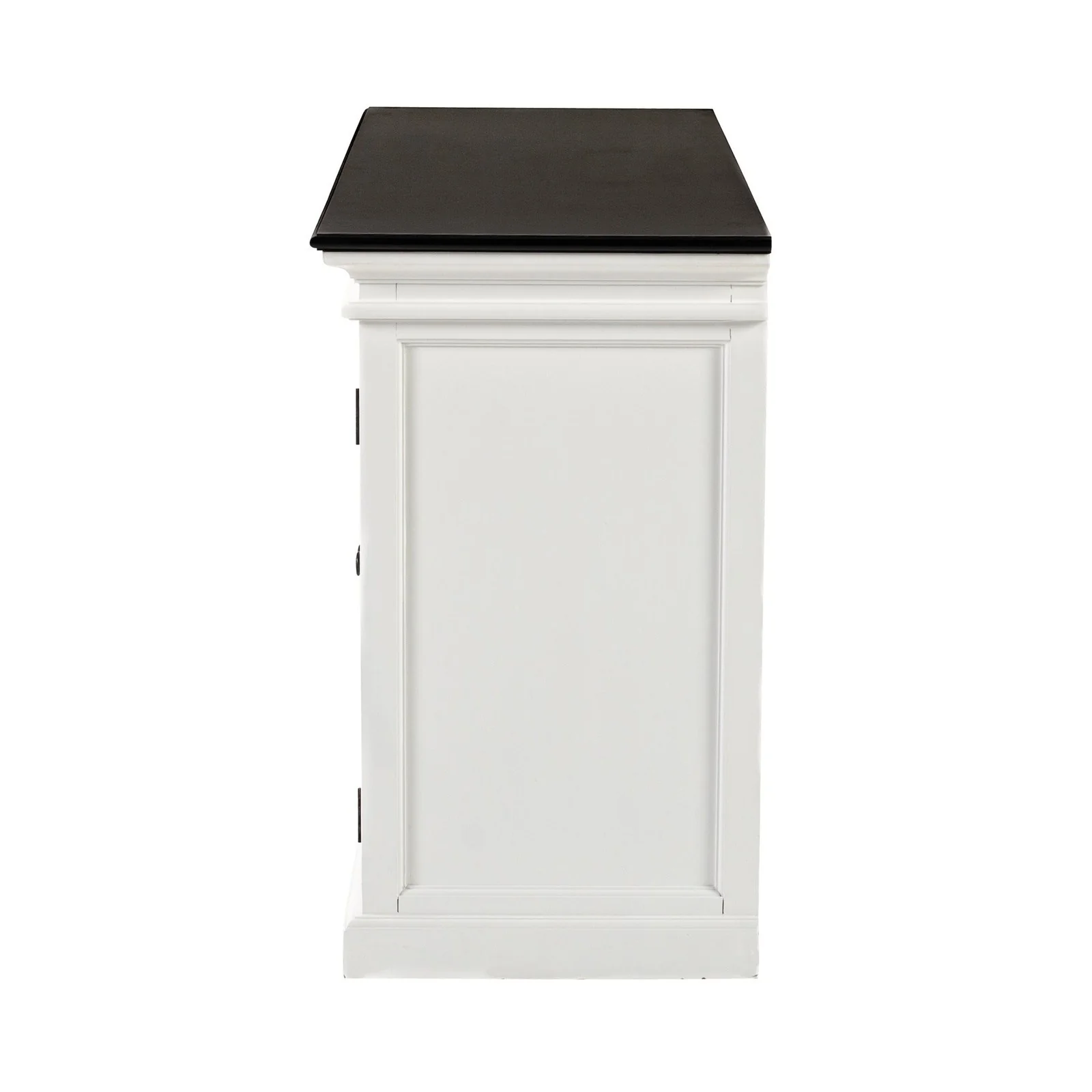 NovaSolo Halifax Contrast Buffet with 4 Glass Doors in Classic White & Black B196CT - Image 5