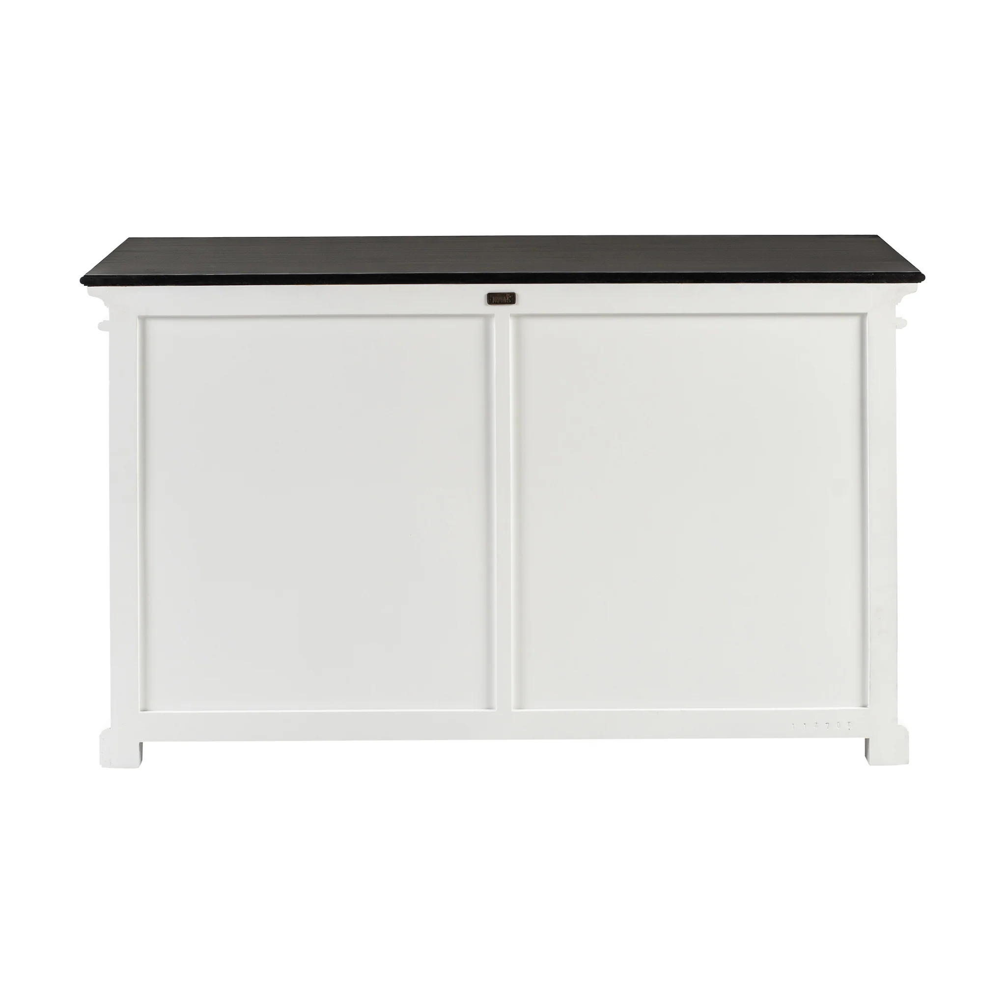 NovaSolo Halifax Contrast Buffet with 4 Glass Doors in Classic White & Black B196CT - Image 6