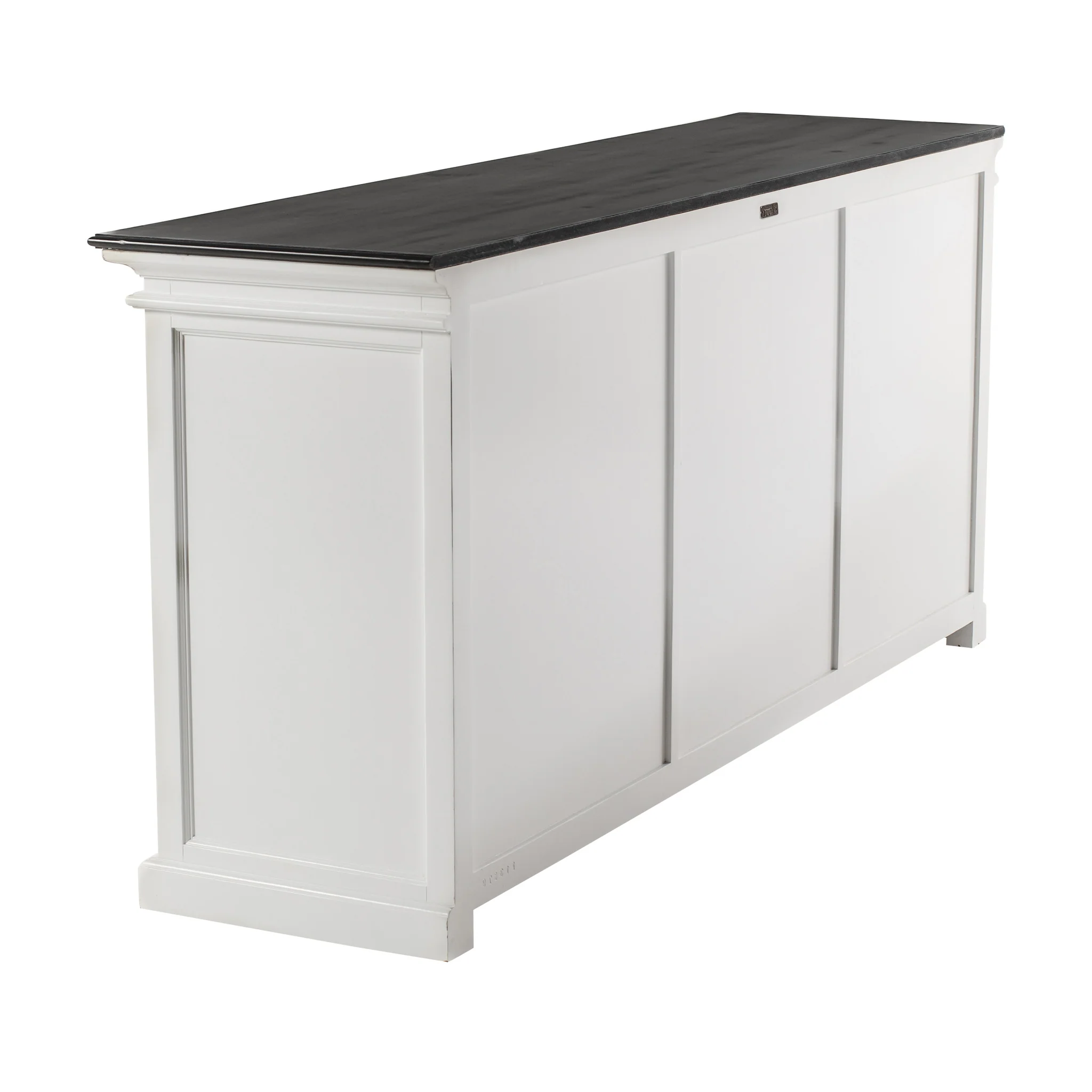 NovaSolo Halifax Contrast Buffet with 4 Glass Doors in Classic White & Black B196CT - Image 7