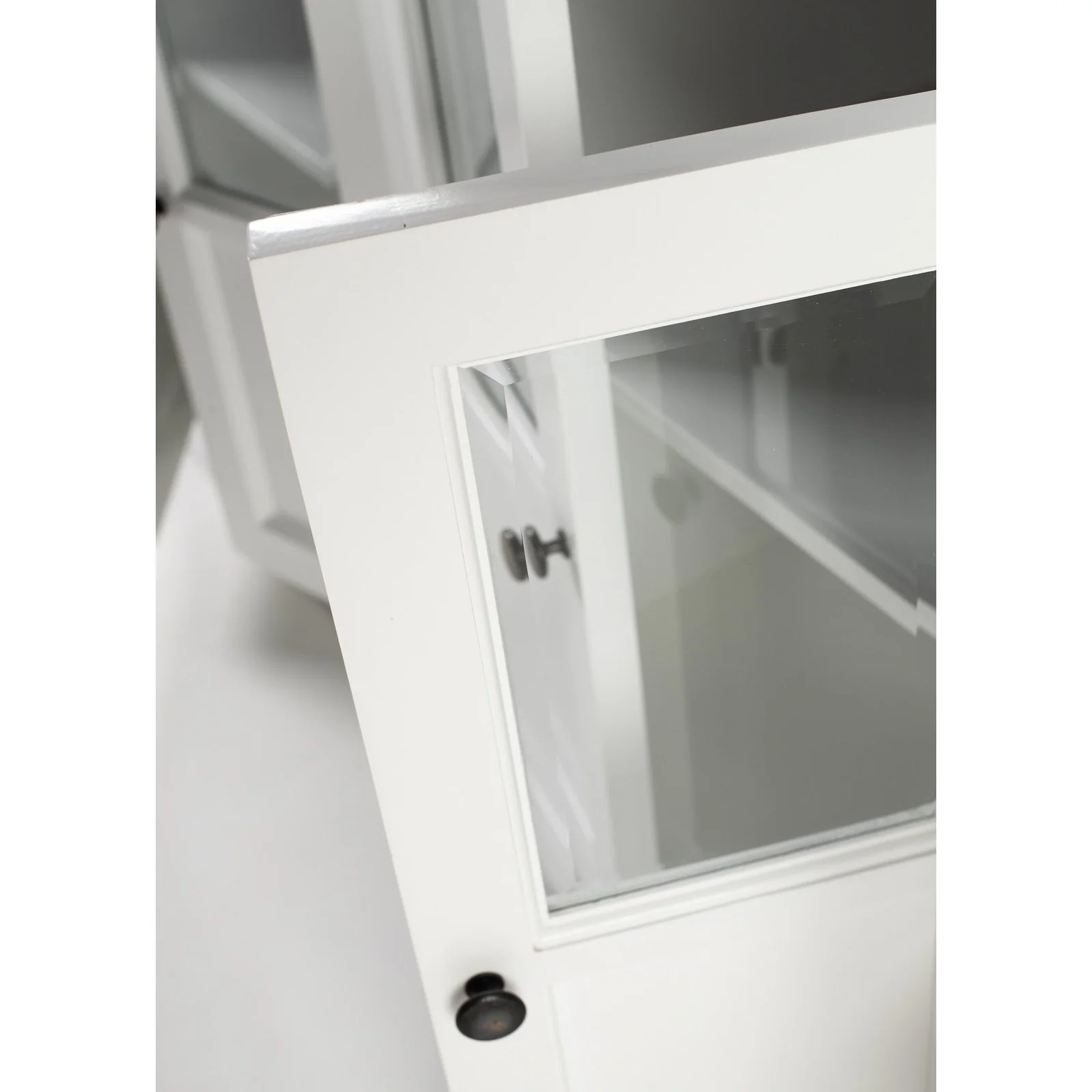 NovaSolo Halifax Contrast Buffet with 6 Glass Doors In Classic White & Black B195CT - Image 8