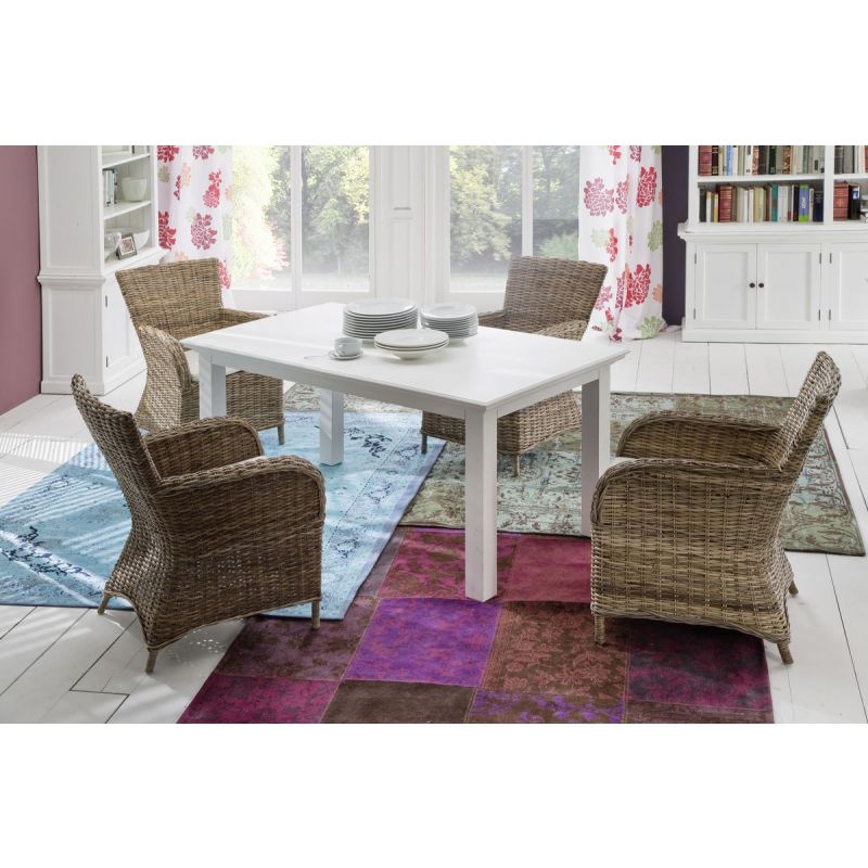 NovaSolo Halifax Dining Extension Table White T766 - Image 13