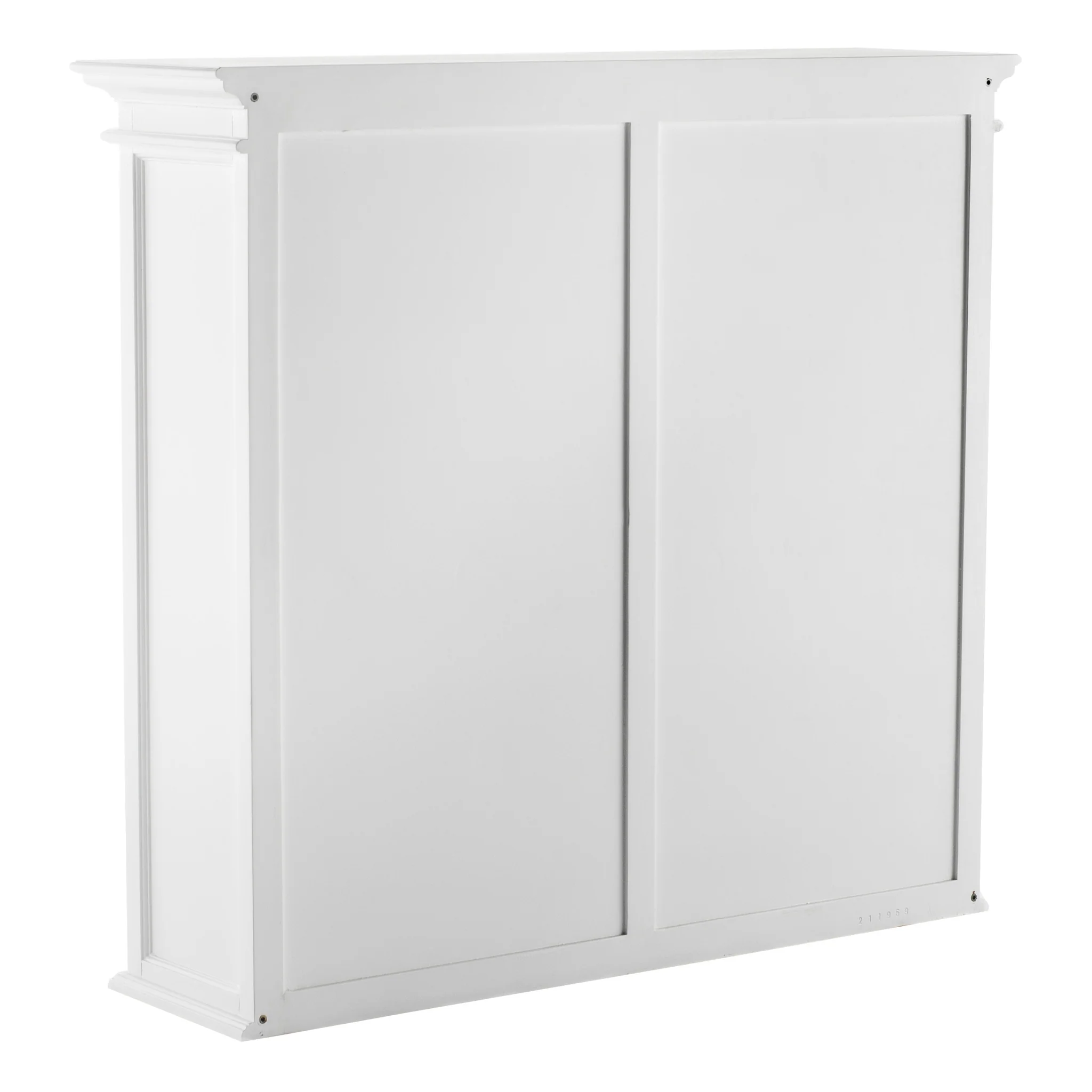 NovaSolo Halifax Hutch Unit with 4 Glass Doors in Classic White BCA612 - Image 11