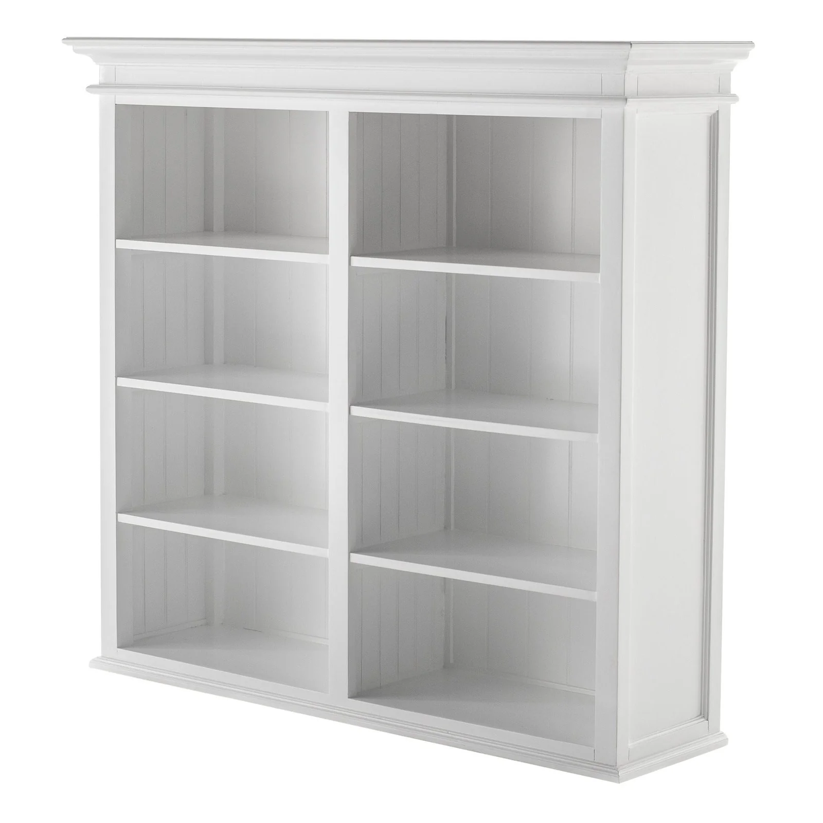 NovaSolo Halifax Hutch Unit with 4 Glass Doors in Classic White BCA612 - Image 9