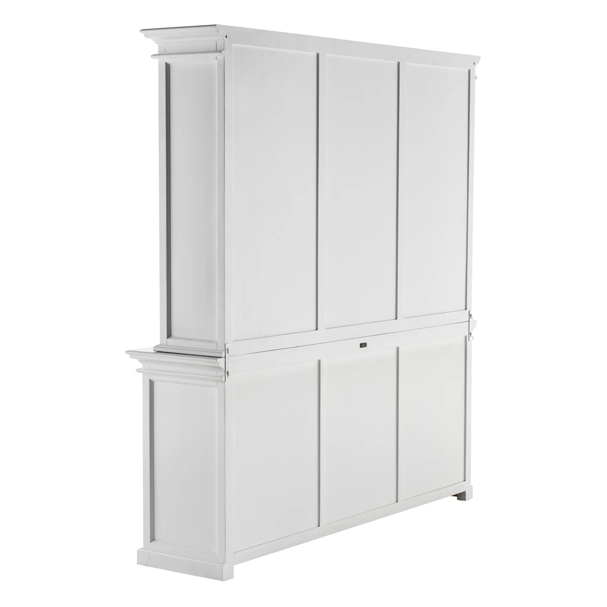 NovaSolo Halifax Hutch Unit with 6 Glass Doors in Classic White BCA611 - Image 6
