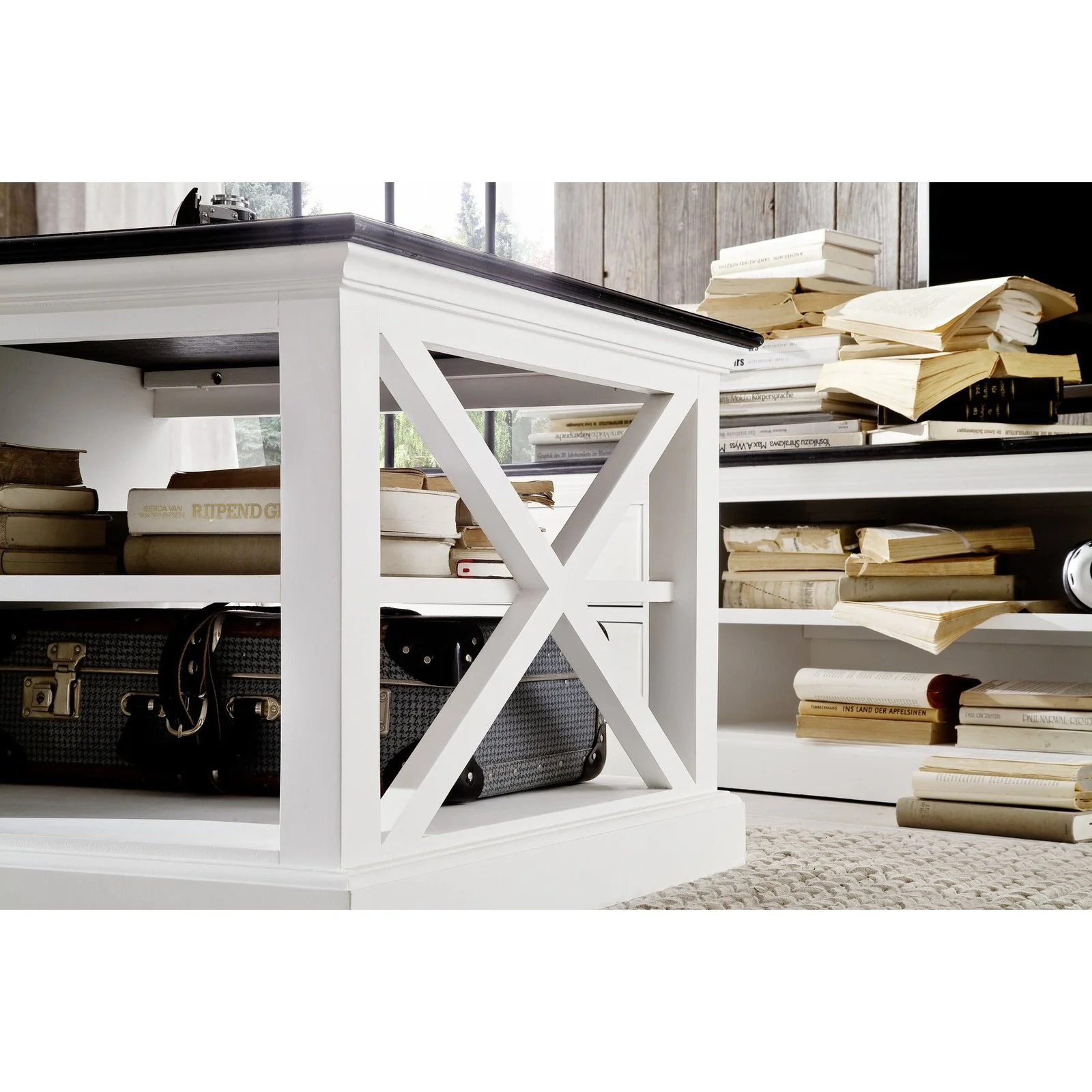 NovaSolo Halifax Large TV Stand Entertainment Center Two-tone CA592-180 - Image 10