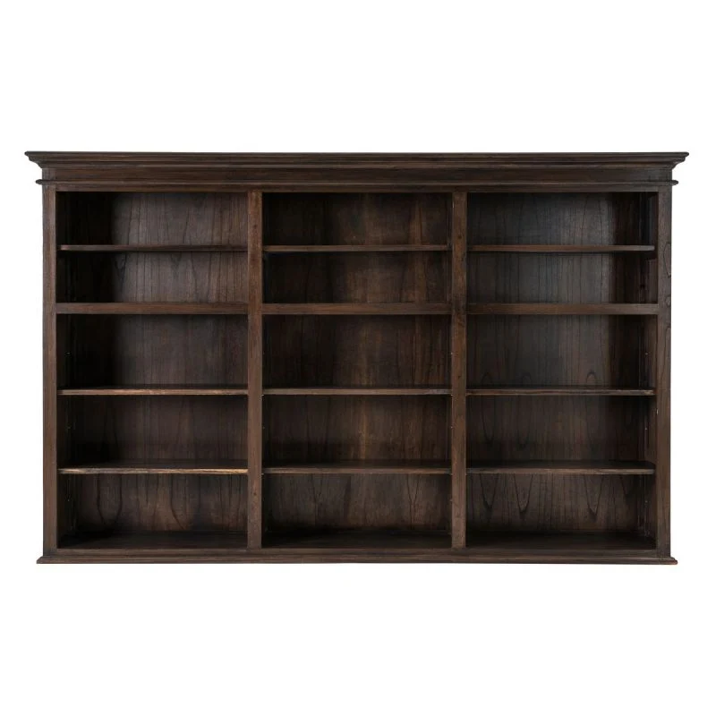 NovaSolo Halifax Mindi Triple-Bay Hutch Unit Black Wash CA614BW - Image 5