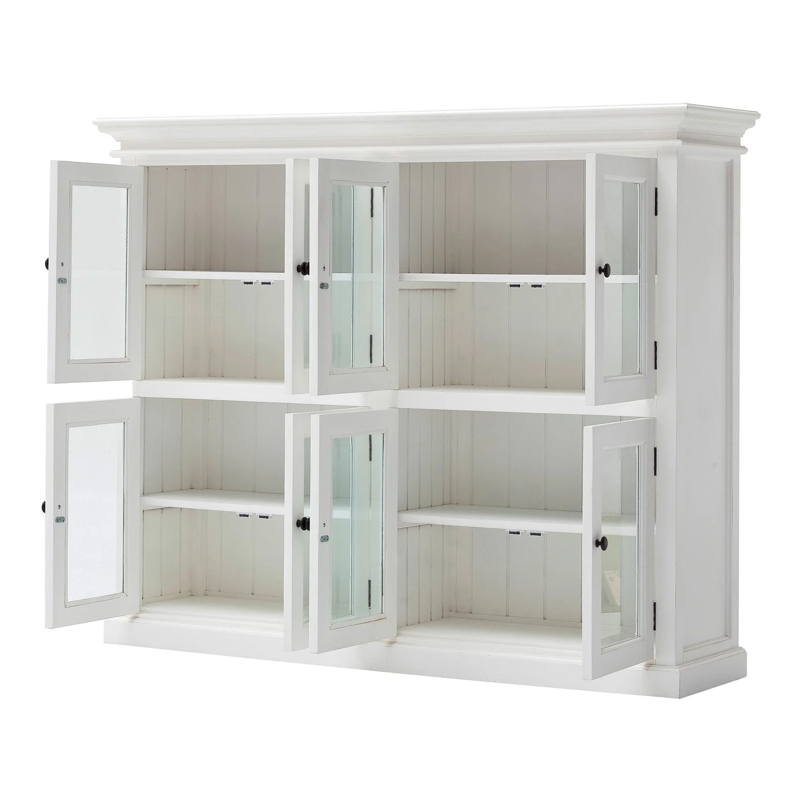NovaSolo Halifax Pantry 8 Doors White CA615 - Image 3