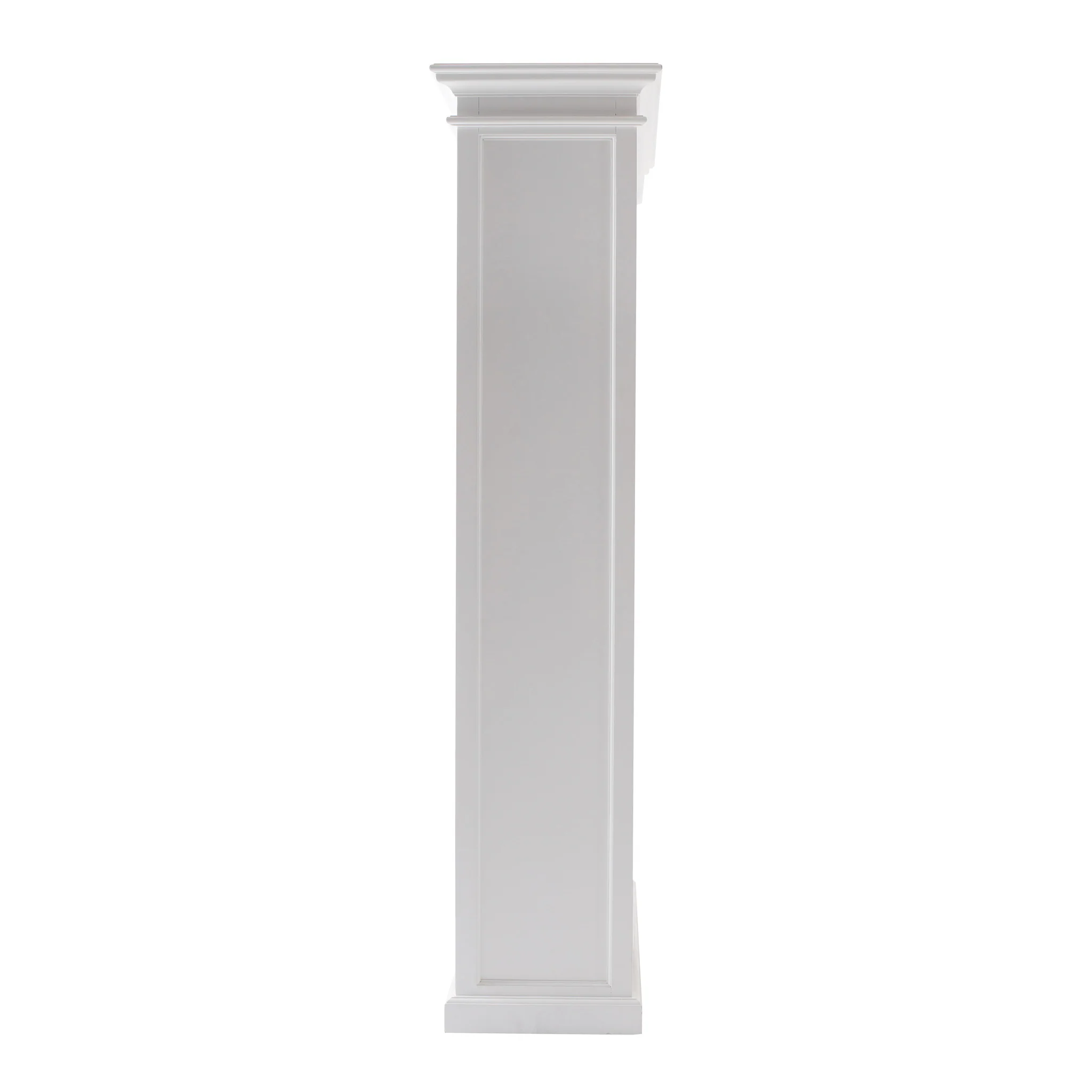 NovaSolo Halifax Room Divider with Basket Set White CA603 - Image 17